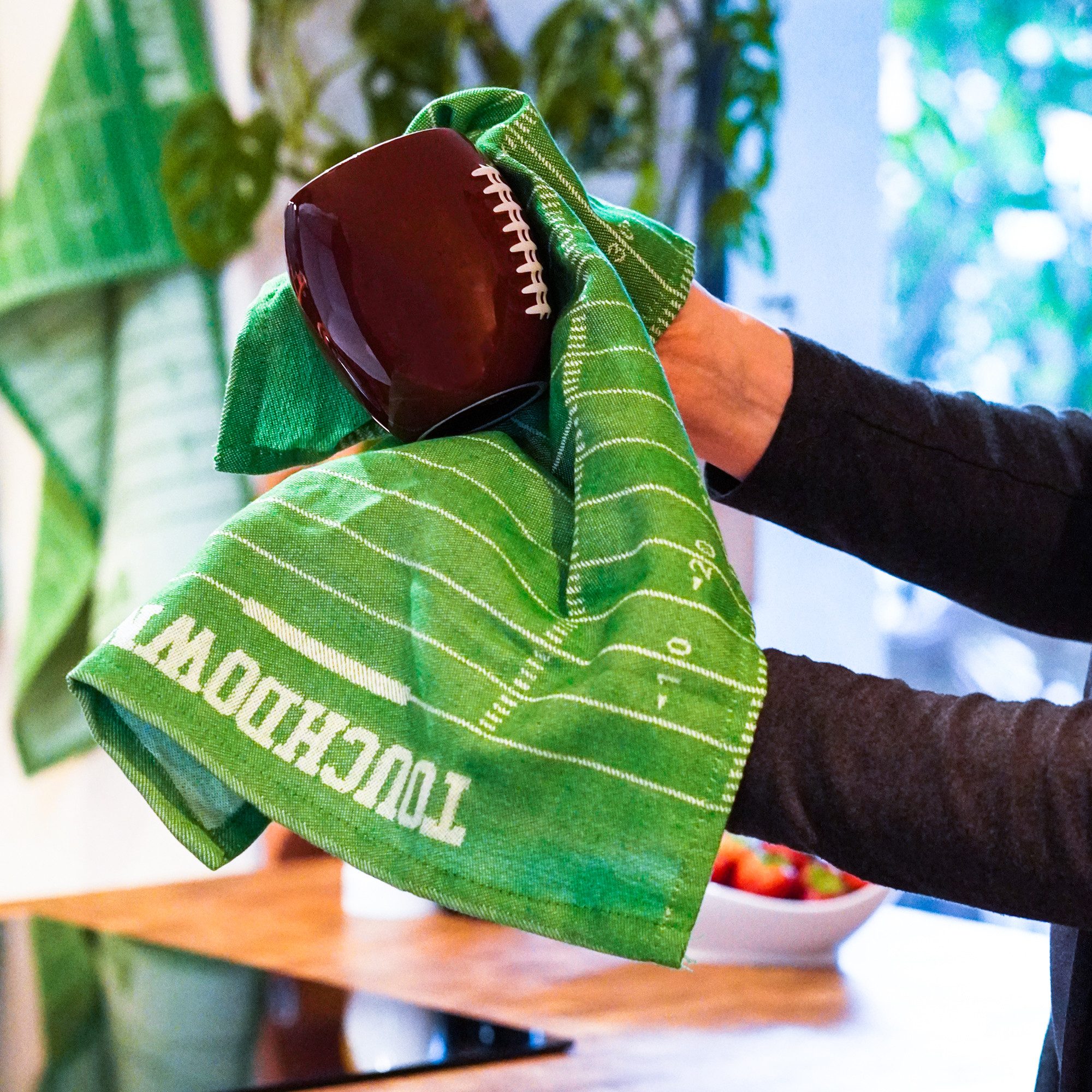 40YARDS Geschirrtuch American Football Geschirrtücher im Spielfeld Design, günstig online kaufen