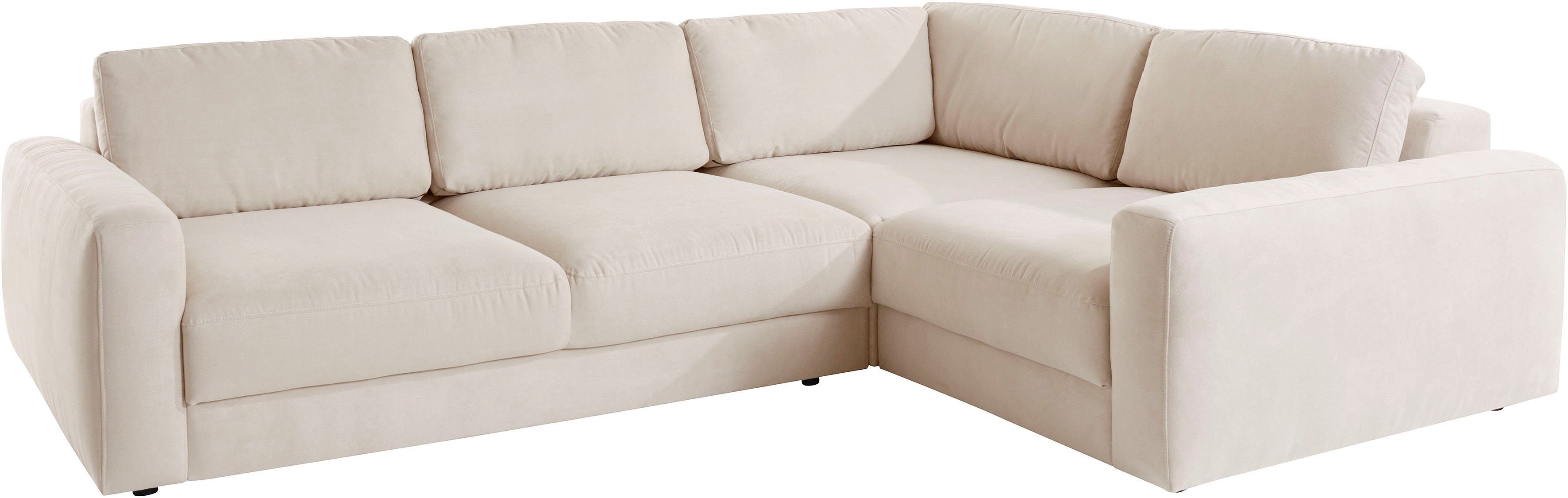Home affaire Ecksofa Bloomfield, Mega Polsterecke, Breite 289cm, viel Platz, L-Form, In verschiedenen Größen