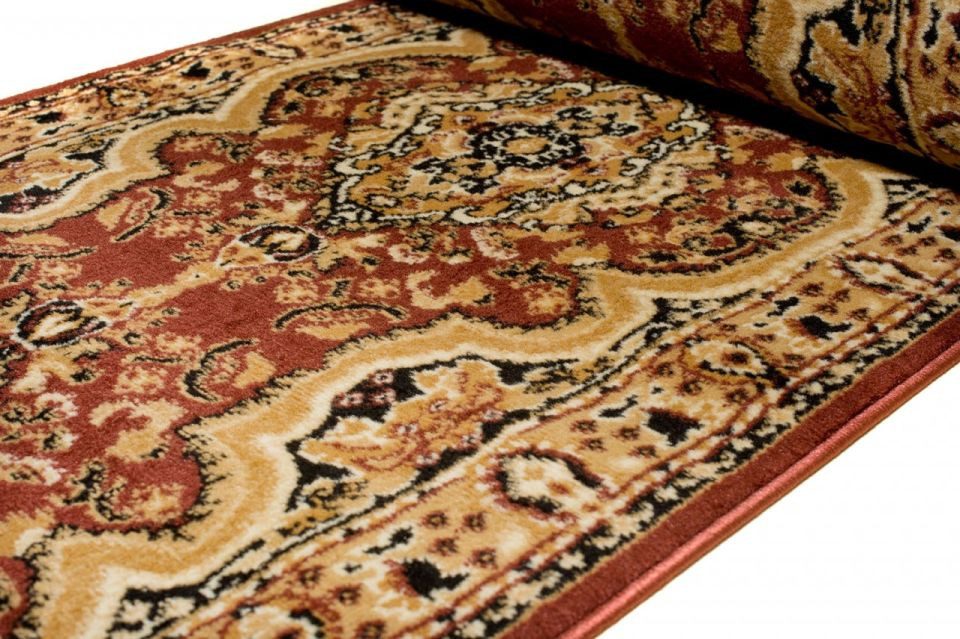 Mazovia Läufer Klassisch Orientalisch Braun Flur, Schlafzimmer, Diele, Fußbodenheizung – Bild 5 von 5