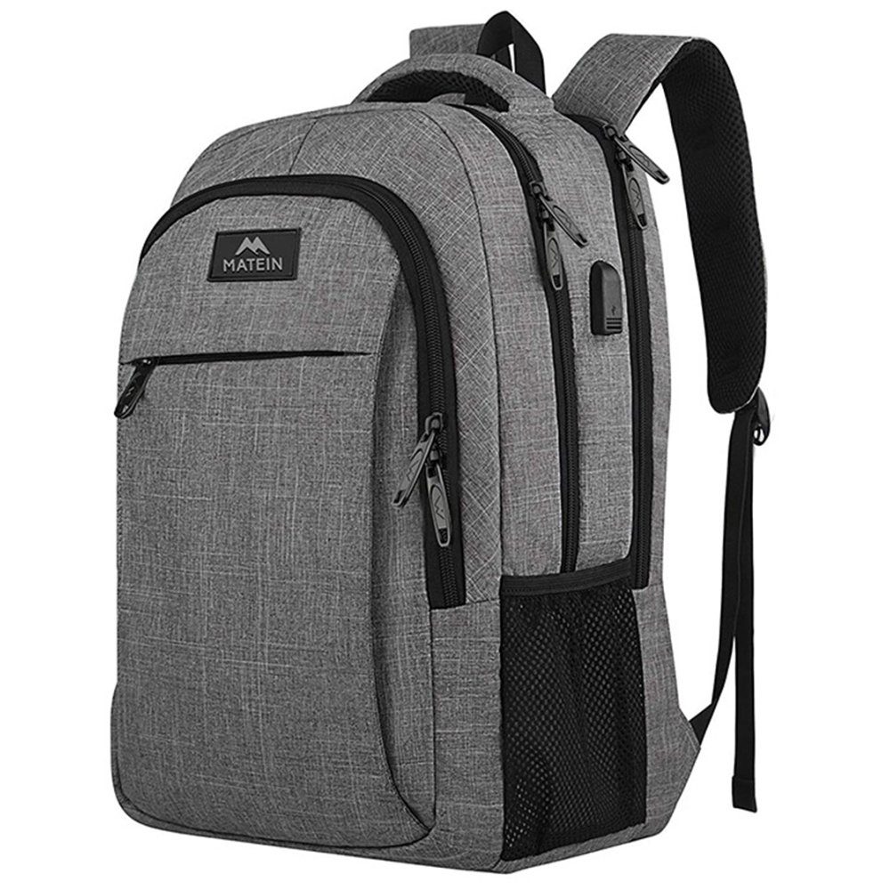 Gonex 35L Laptop Rucksack Laptoprucksack Notebook Wasserabweisende Schultasche mit Mehreren Taschen für Arbeit Business Schule Reisen Wandern Camping Pfauenblau Blau 