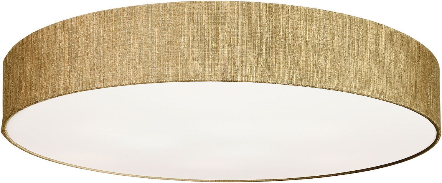 Licht-Erlebnisse Deckenleuchte SELINA, ohne Leuchtmittel, Deckenlampe in Gold Papier groß Ø78cm rund E27 Schlafzimmer