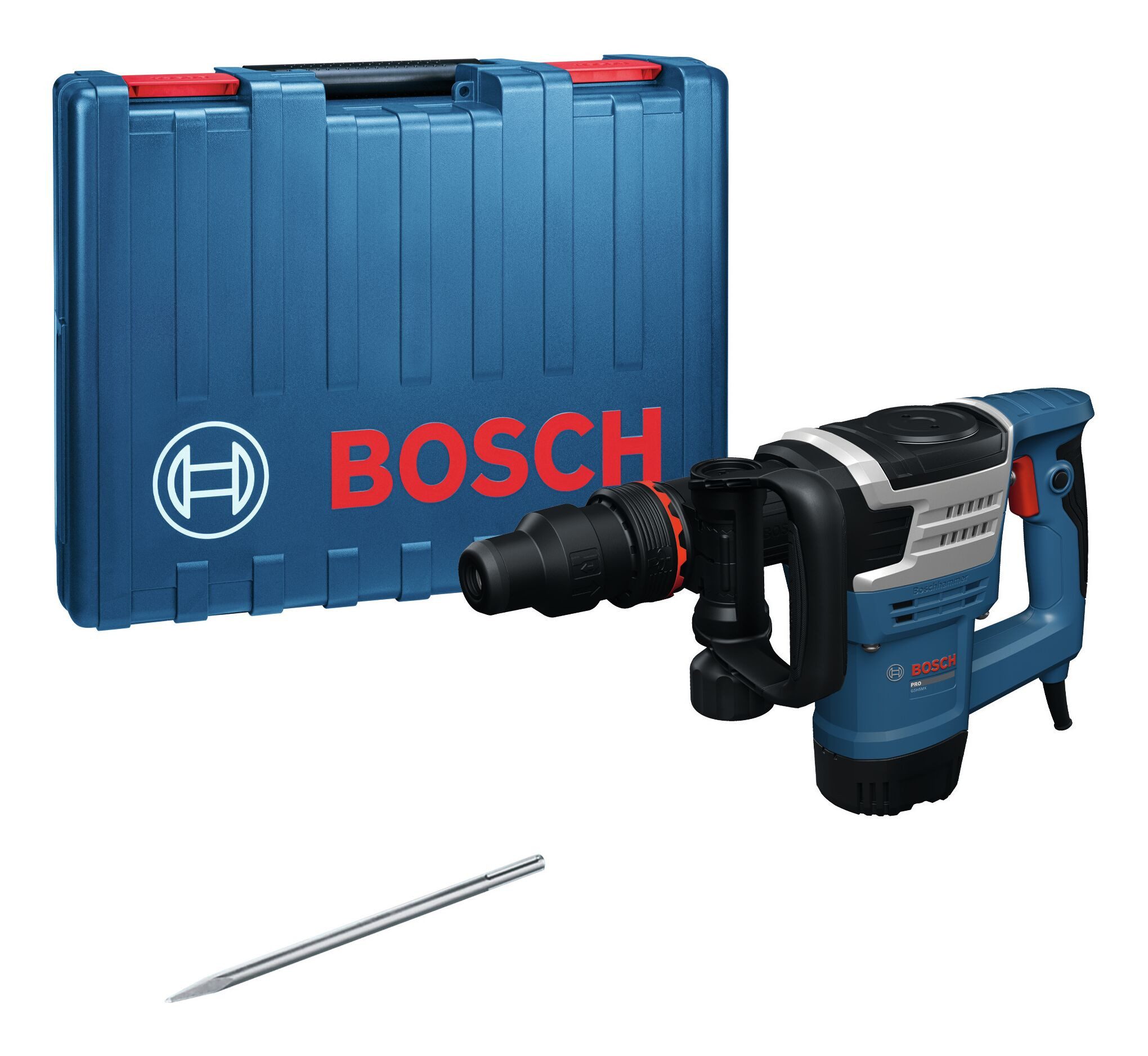 BOSCH Abbruchhammer GSH, für SDS max, Schlaghammer mit GSH5MX - im Handwerkerkoffer