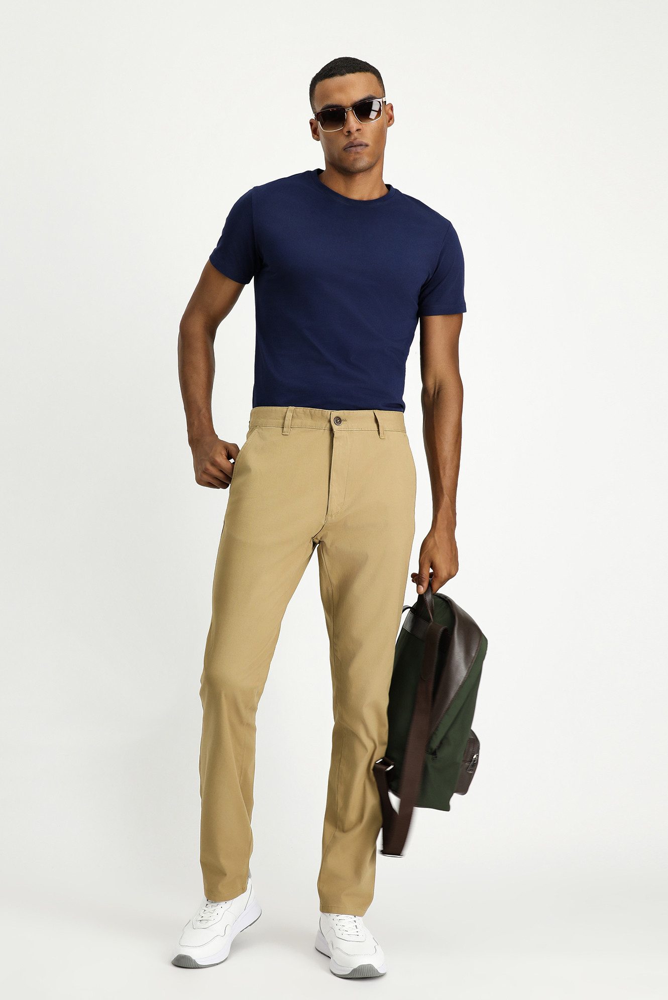 KIGILI Chinohose Regular Fit Chino-Herrenhose mit günstig online kaufen
