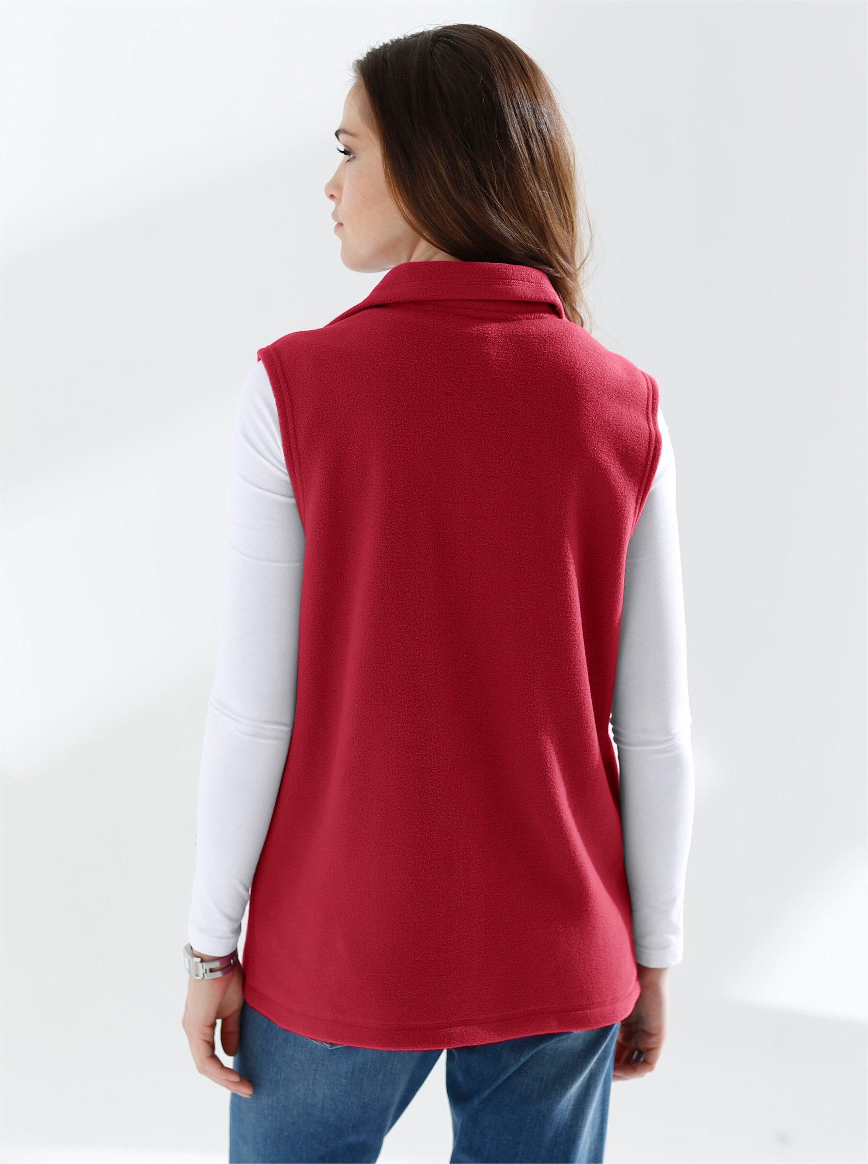 Sieh an! Fleeceweste Fleeceweste . Länge ca. 70 cm günstig online kaufen