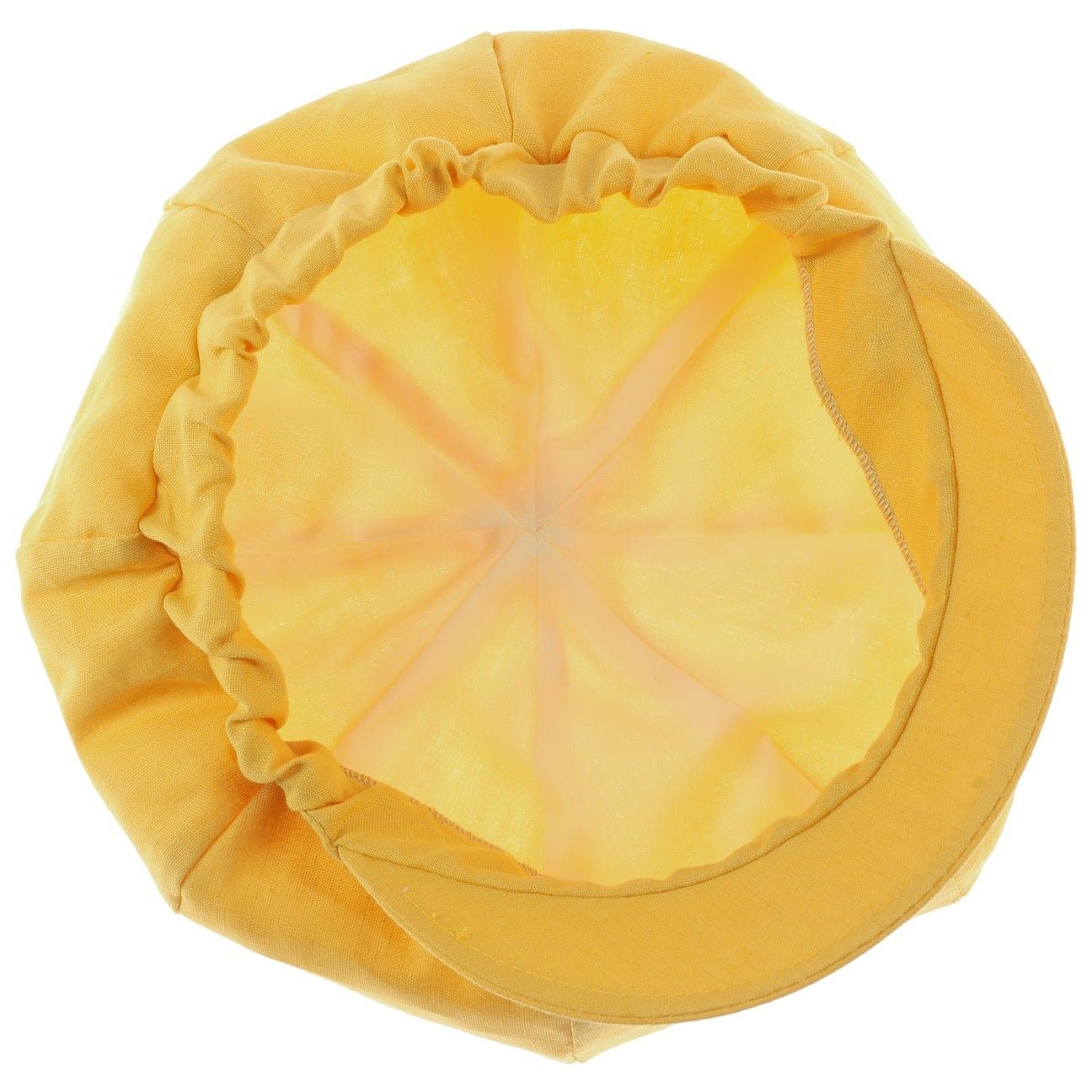 (1-St) Schirm, mit Schirmmütze in gelb Lipodo Ballonmütze Made Italy