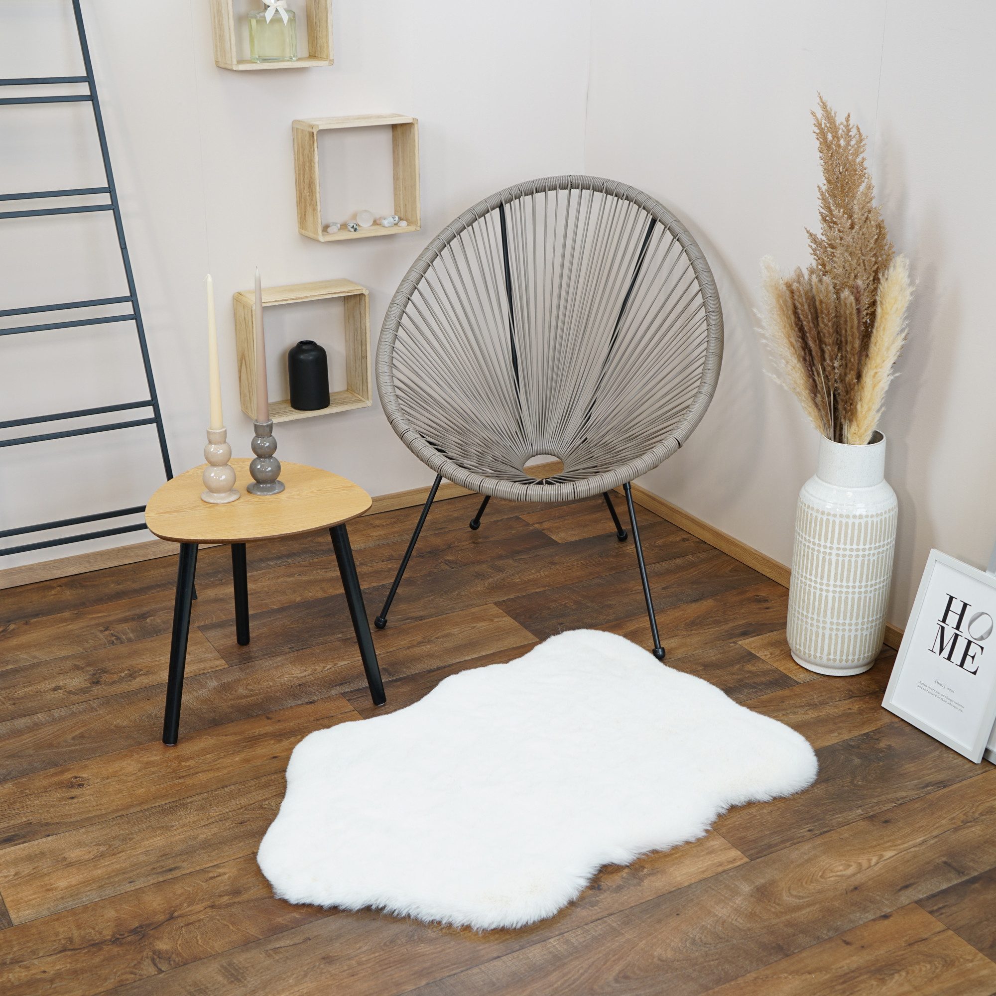 Consilio Concept Fellteppich Teppich Schaffell Imitat Fellteppich SHEEPSKIN günstig online kaufen