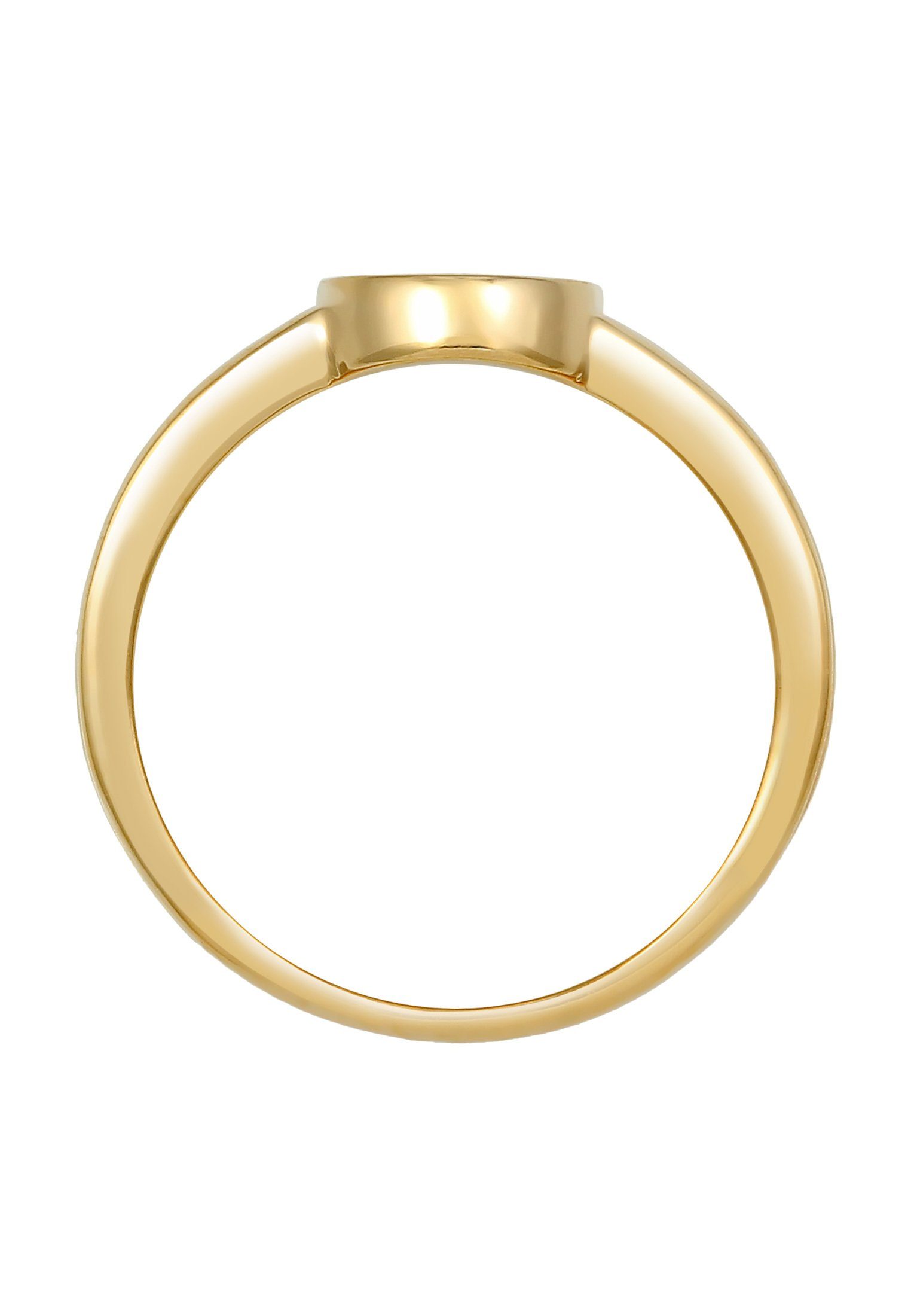 Elli Siegelring Siegelring Basic Blogger Geo 925 Sterling Silber
