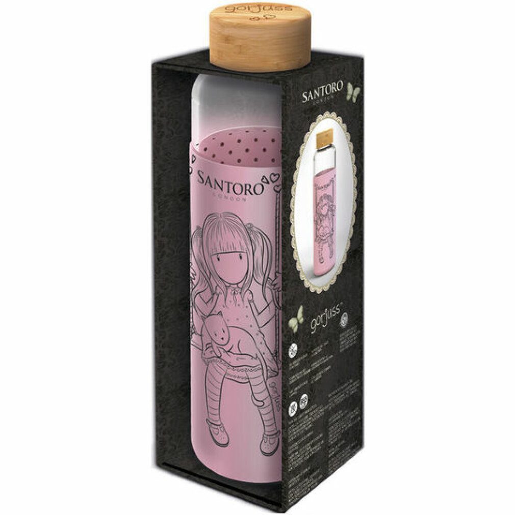Stor Trinkflasche Santoro Gorjuss - Glass water bottle 585ml