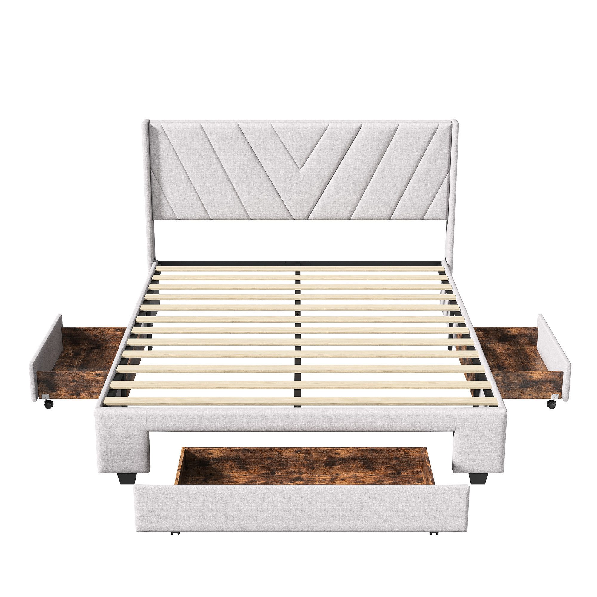 Furnishings Home Polsterbett Stauraumbett Doppelbett inkl. günstig online kaufen