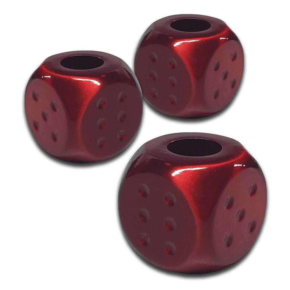 Coumo Пепельницы 3x Gluttöter Dice Design, Metallic Würfel, Glutkiller Пепельницы