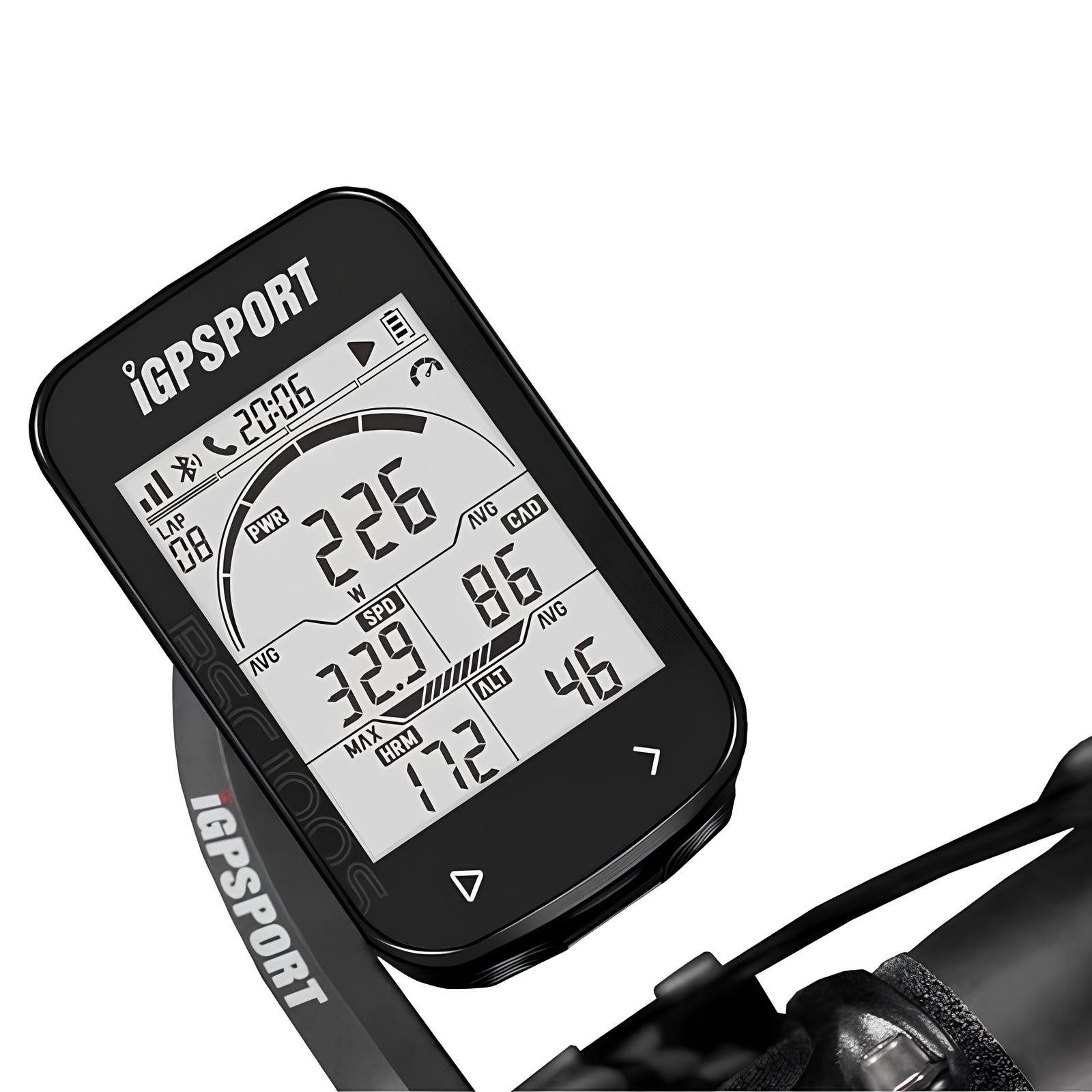 iGPSPORT Tachometer GPS Fahrradcomputer Kabellos Fahrrad Digitale Stoppuhr Kilometerzähler, 2,6 " Display