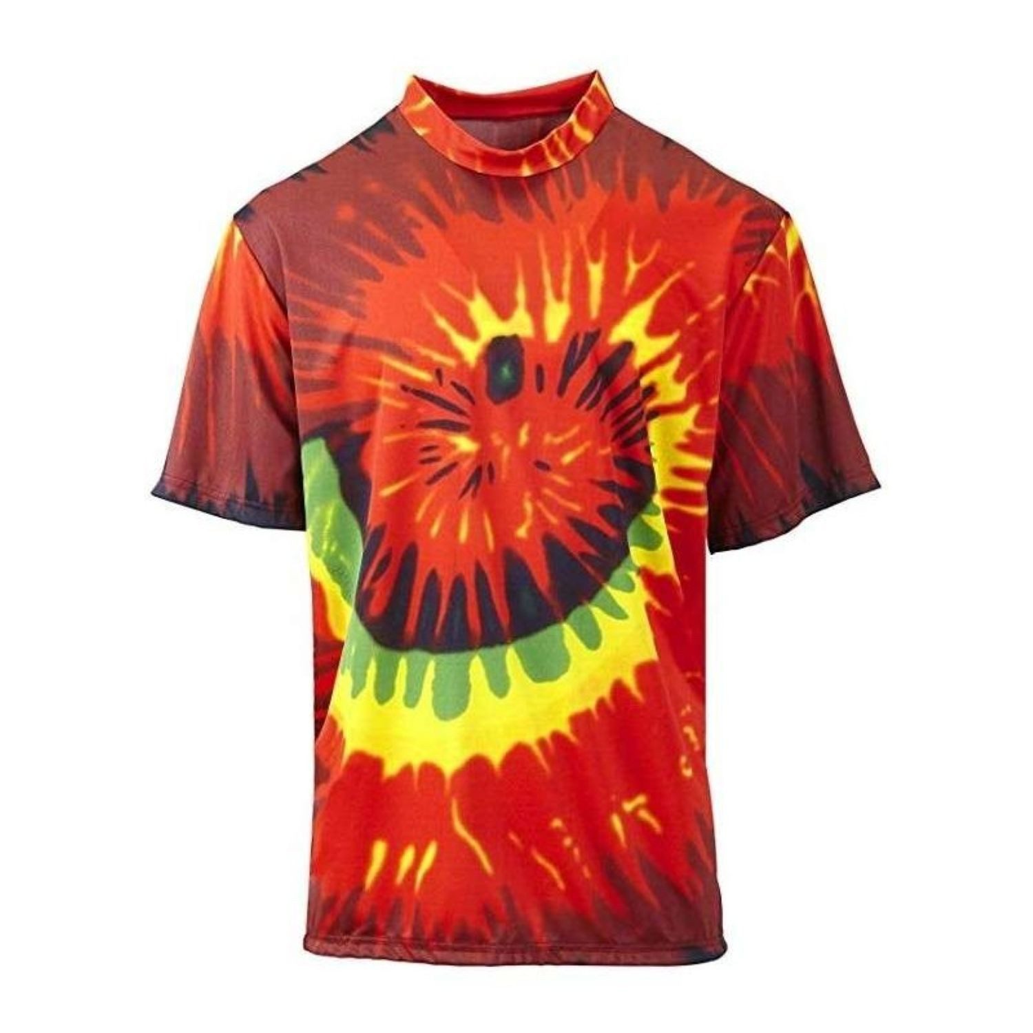 Widmann S.r.l. Kostüm 70er Jahre Kostüm T-Shirt 'Batic Tie Dye'