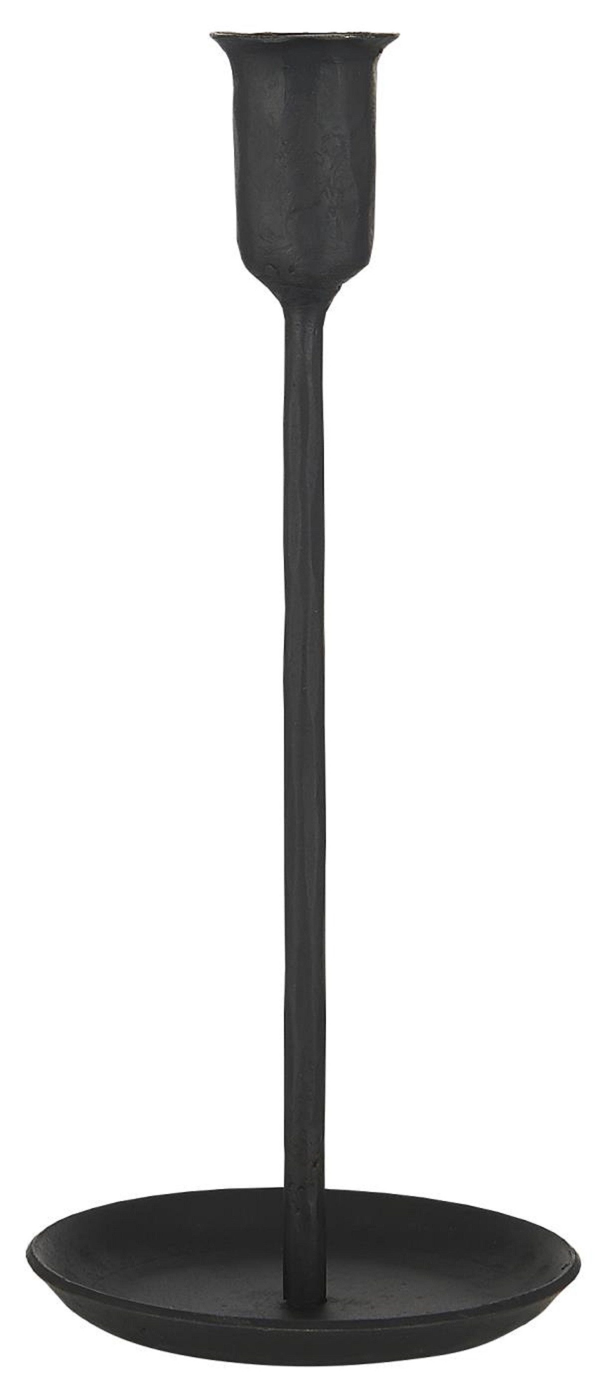 Windlicht IB Laursen Kerzen Leuchter Ständer H=24,5cm schwarz Deko Metall xmas