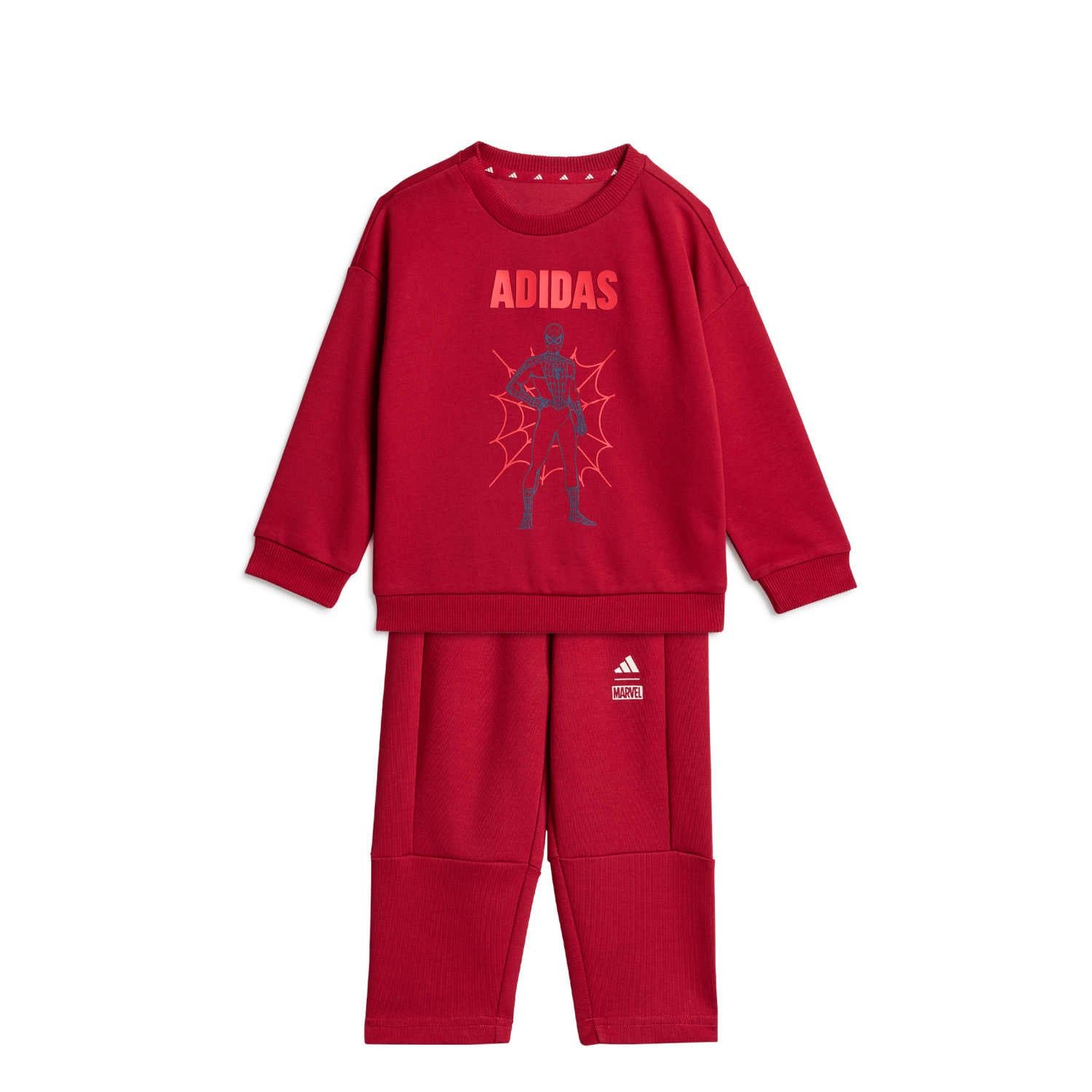 adidas Performance Jogginganzug Marvel Spider-Man (Baumwolle-Mischung) rot Kleinkinder