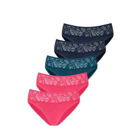 Vivance Jazz-Pants Slips (Packung, 5-St) aus elastischer Baumwoll-Qualität