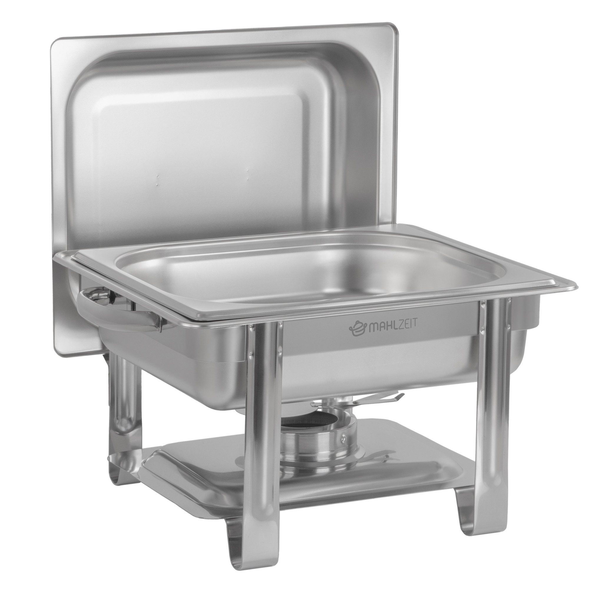 Speisenwärmer Edelstahl Chafing Dish 4 Liter, 1/2 GN Wärmebehälter