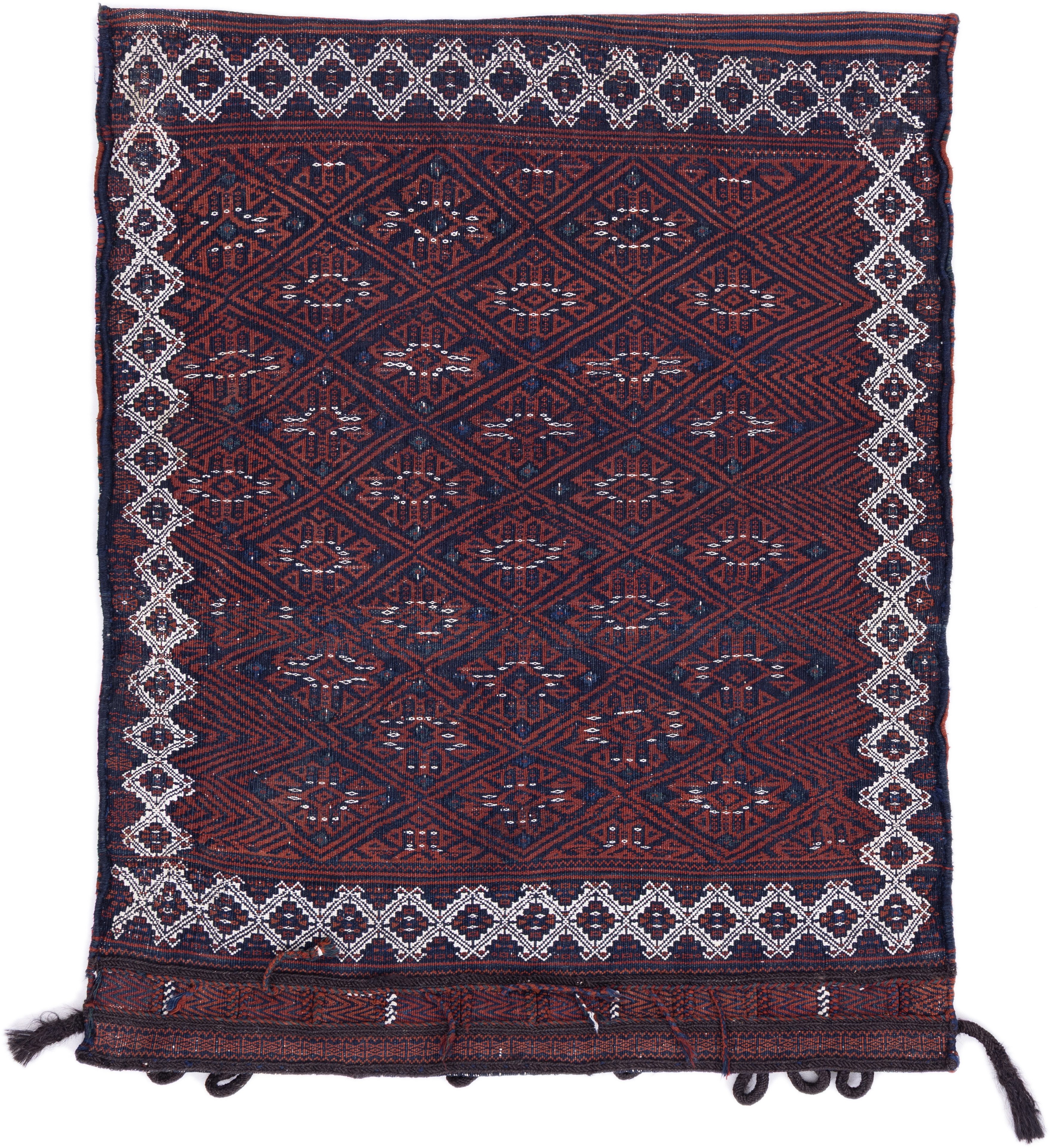 CABBEL Orientteppich Kelim Khorjin Teppich 88x110 cm handgewebt Wolle Persien Unikat, rechteckig, Höhe: 4 mm, Unikat; handgewebt; beidseitig nutzbar