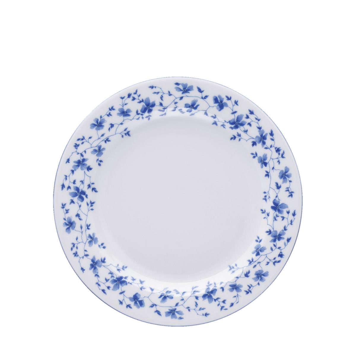 Rosenthal Frühstücksteller Form 1382 Blaublüten, 19 cm