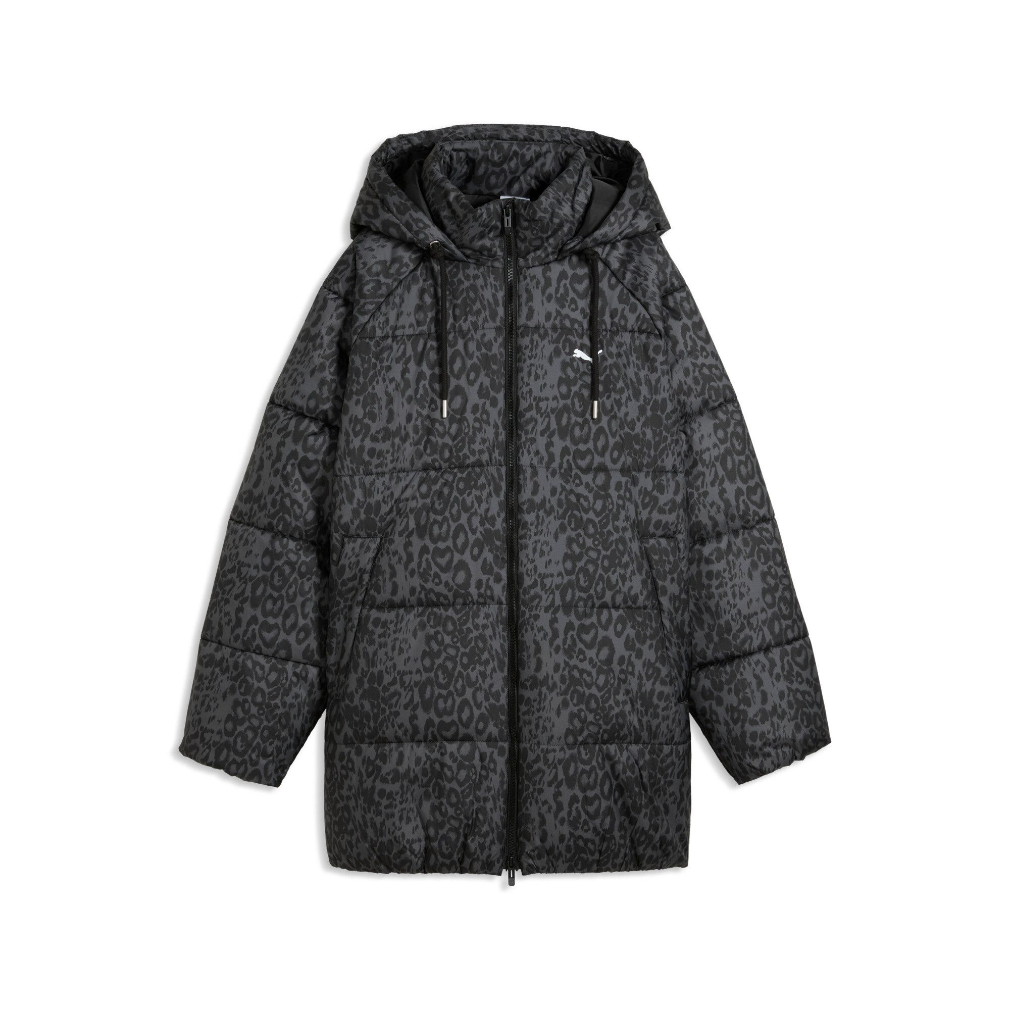PUMA Winterjacke STYLE PADDED JACKET W mit Kapuze, wasserabweisendes Material, mit Reißverschluss