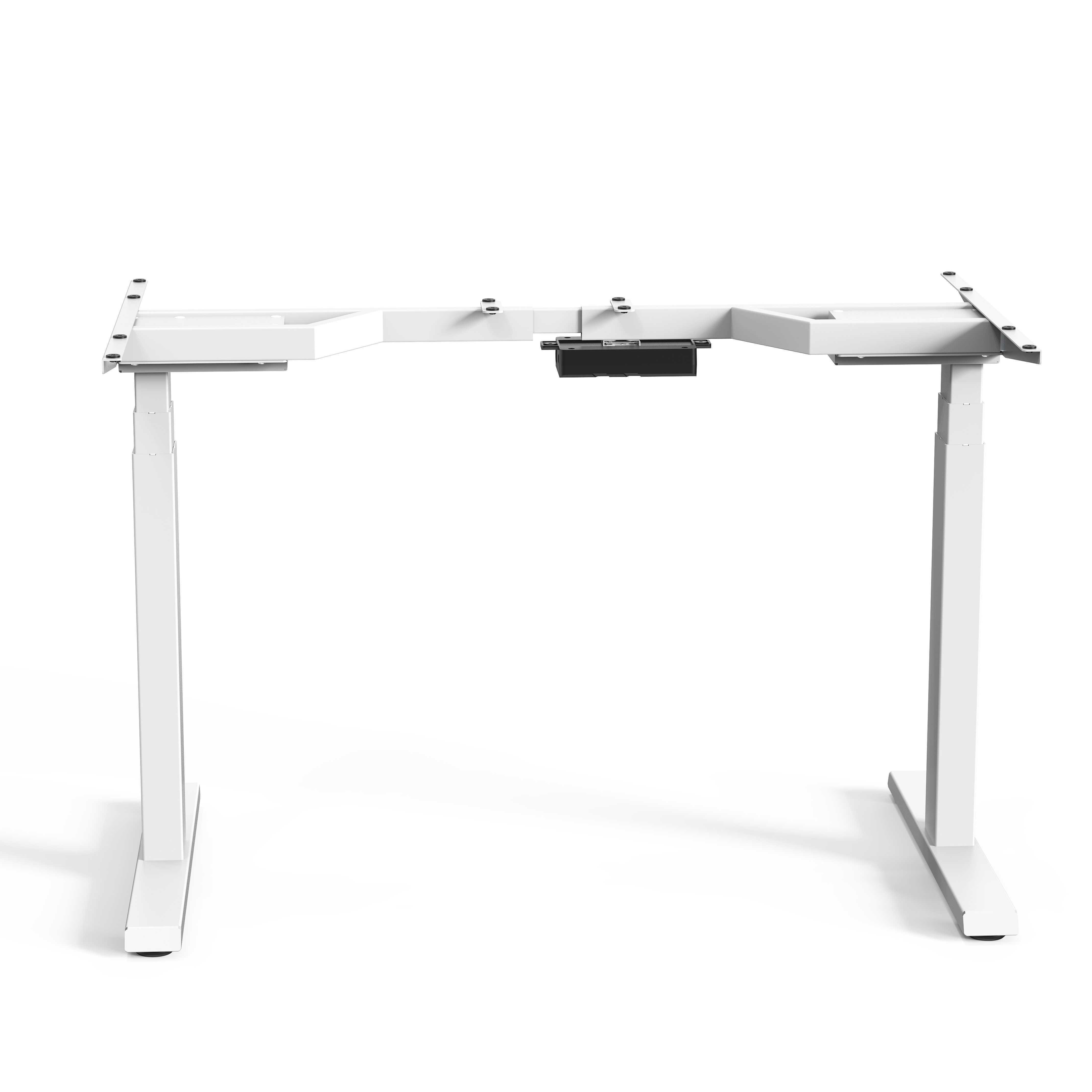 Xantron Tischgestell elektrisch mit 2 Motoren, höhenverstellbar weiss, EDS08-W (LED-Display mit 3 Speicherplätzen & Timer), Tragkraft 125kg, Hubgeschwindigkeit 38mm/s