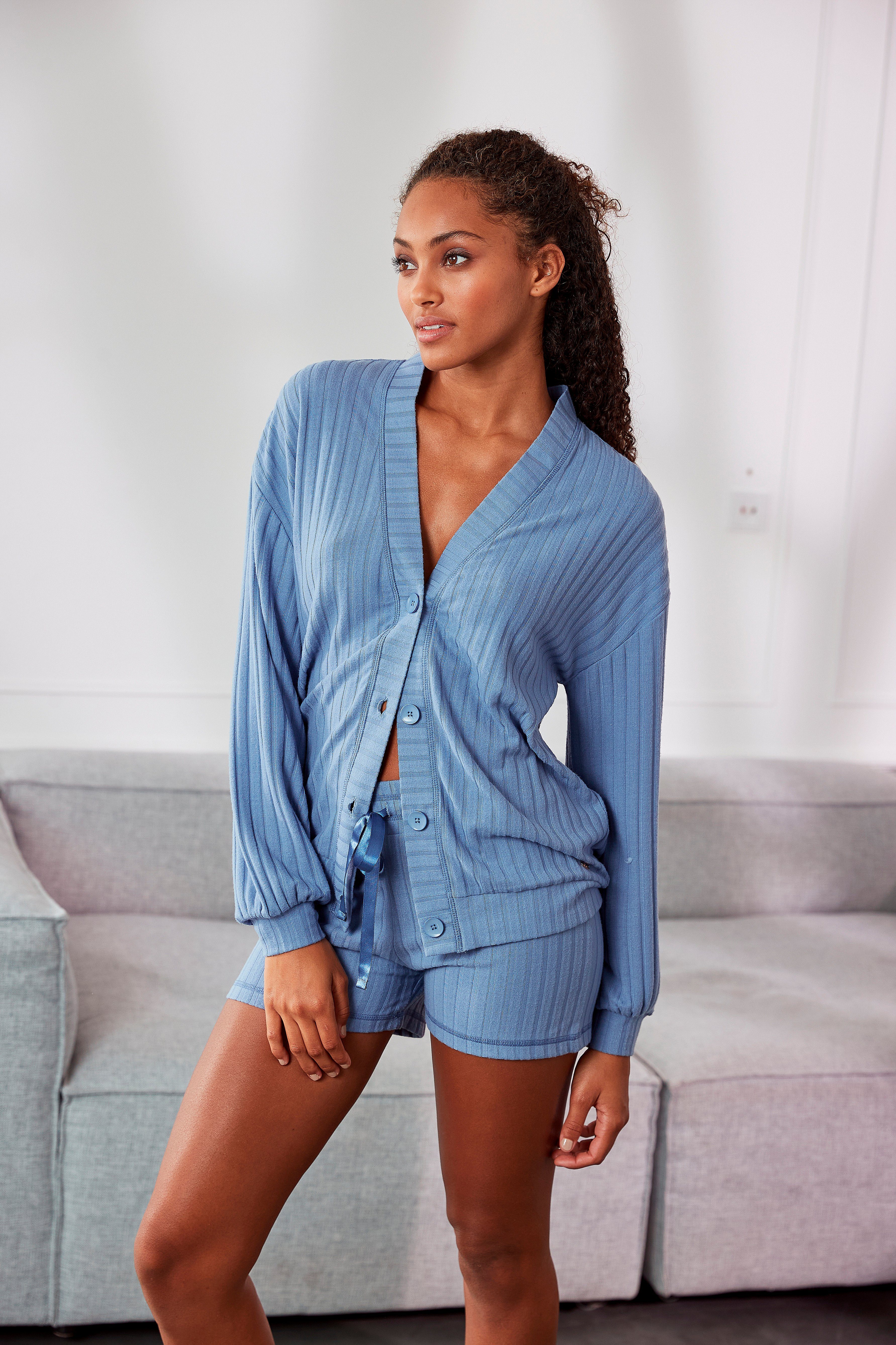 s.Oliver Cardigan mit breiter Knopfleiste, Loungewear günstig online kaufen
