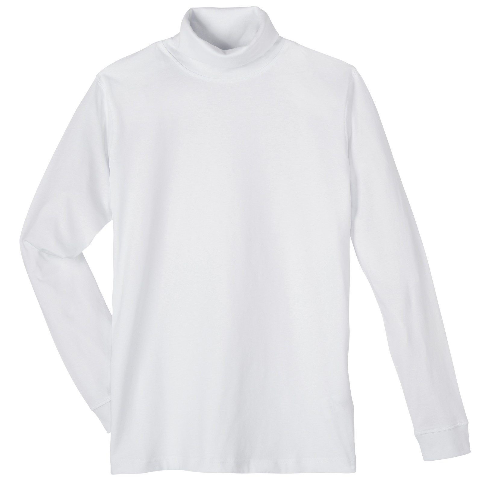 redfield Rollkragenshirt Rollkragen-Langarmshirt Roy weiß Redfield Übergröße