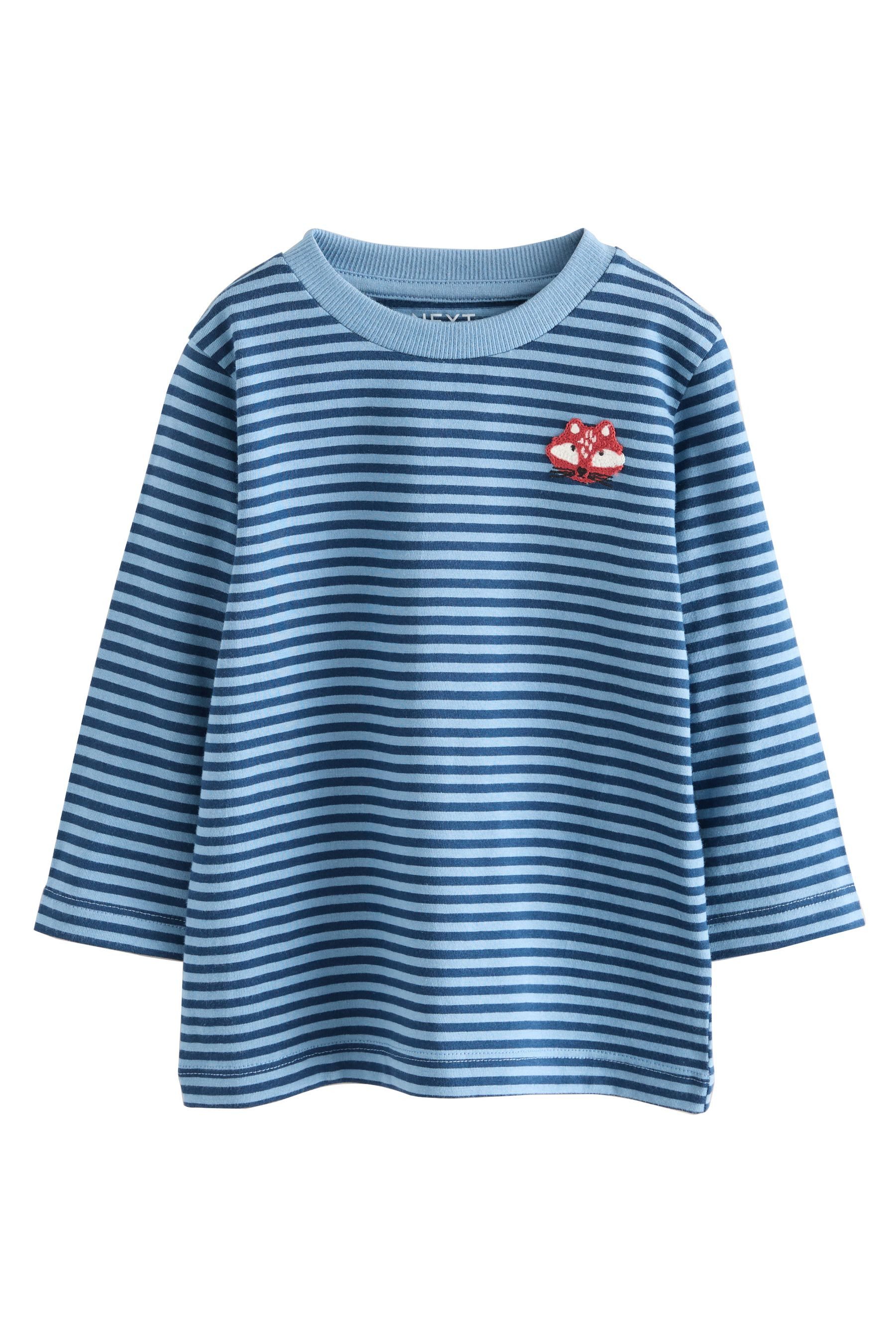 Next Langarmshirt Langärmeliges Shirt mit Applikation günstig online kaufen