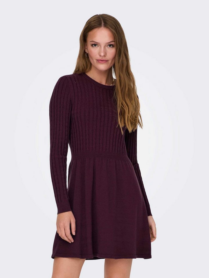 ONLY Strickkleid ONLFia (1-tlg) Drapiert/gerafft