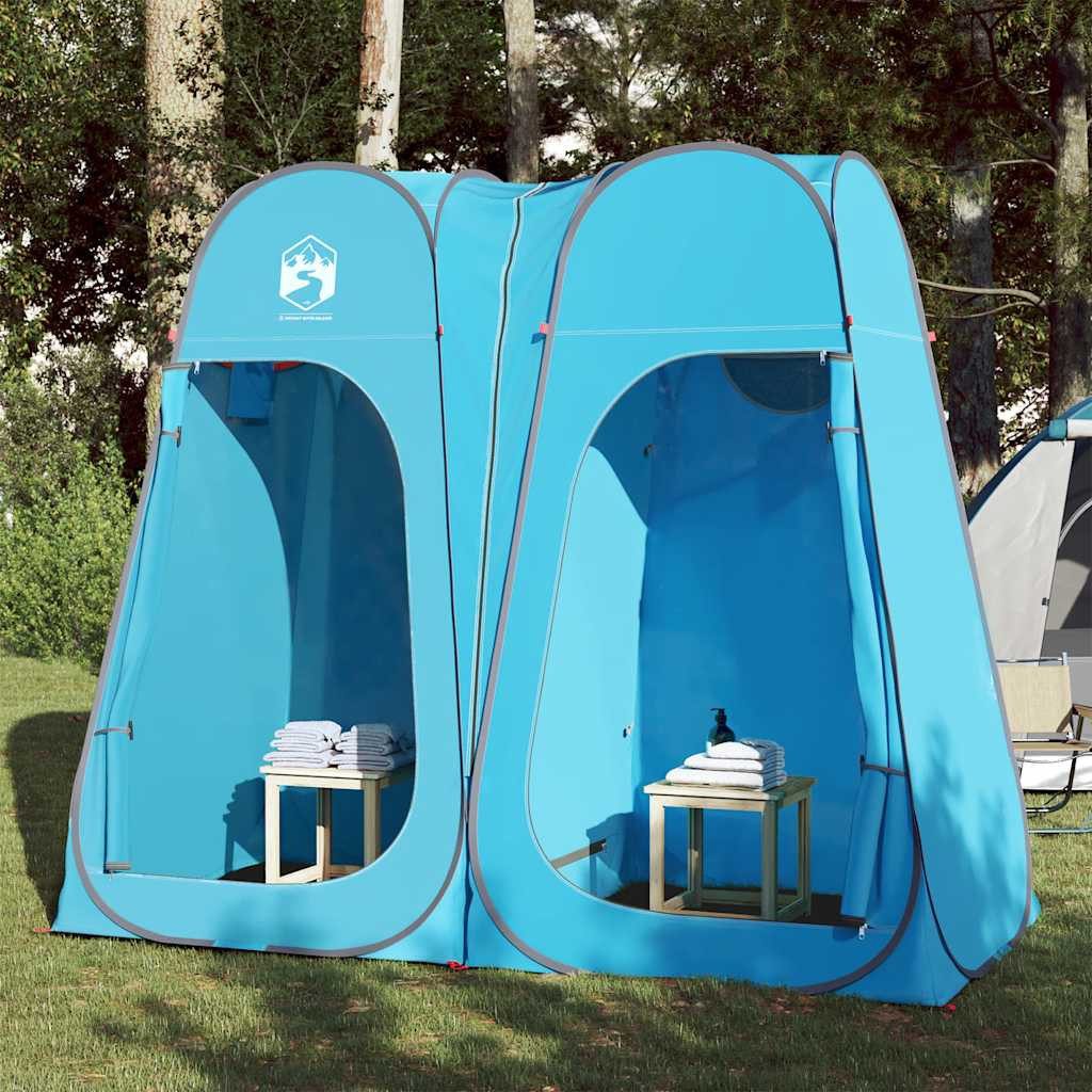 vidaXL Faltzelt Sichtschutzzelt Blau Pop-Up Wasserdicht, (1 tlg)
