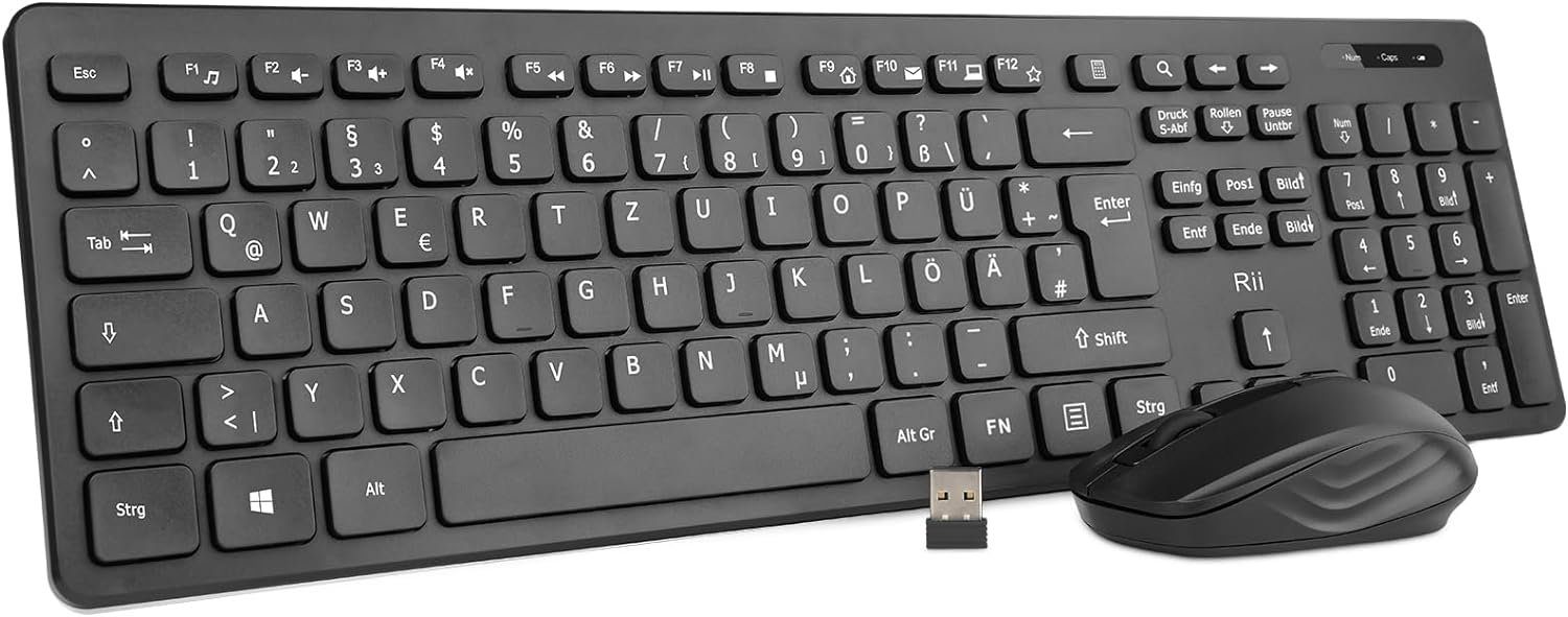 Rii Tastatur- und Maus-Set