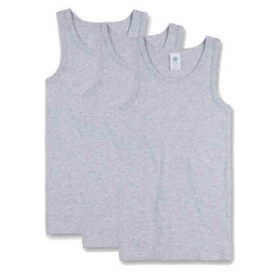Sanetta Unterhemd Jungen Unterhemd 3er Pack - Shirt ohne Arme, Tank