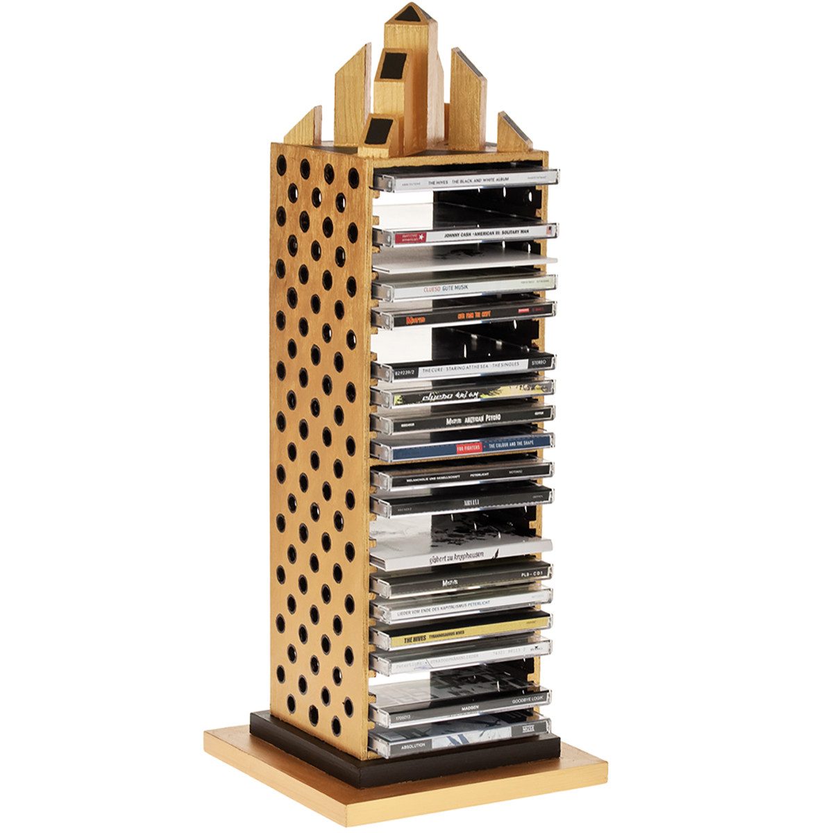 matches21 HOME & HOBBY CD-Ständer Bausatz ab 12 J. Holzbaukasten
