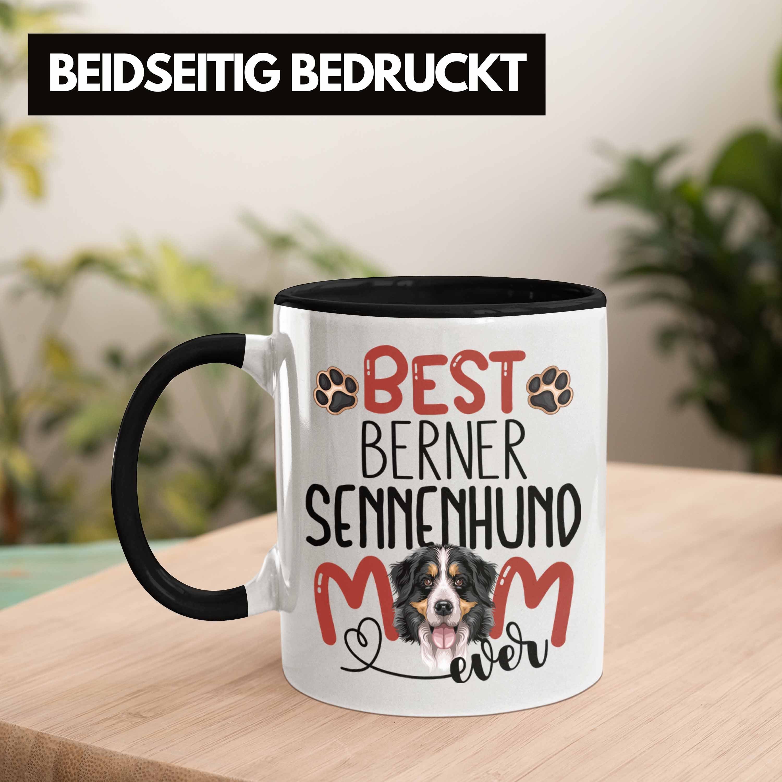 Spruch Sennenhund Gesche Besitzerin Tasse Tasse Schwarz Berner Geschenk Lustiger Mom Trendation