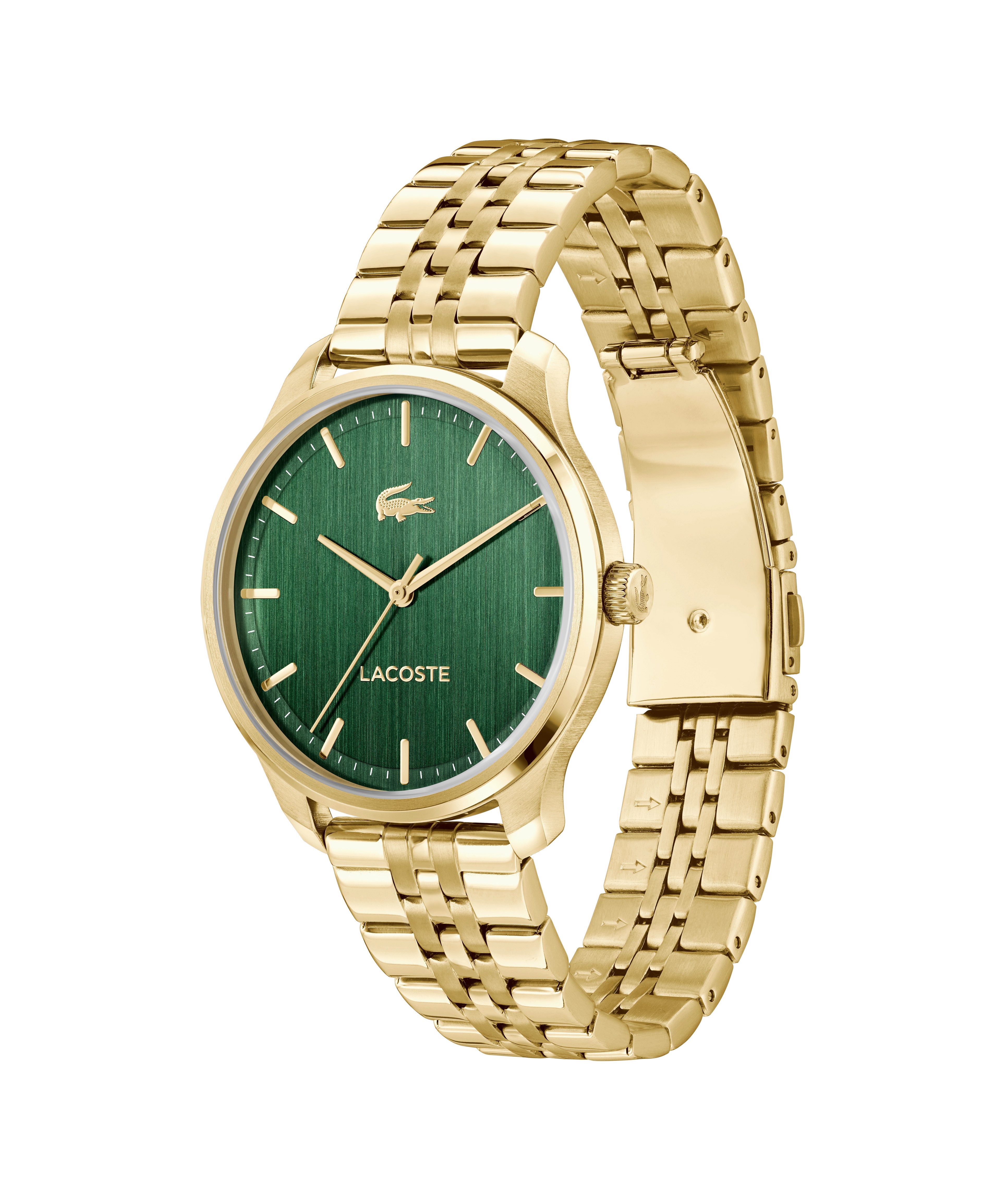 Lacoste Quarzuhr Lisbon 2011539, Armbanduhr, Herrenuhr, Edelstahlarmband, analog
