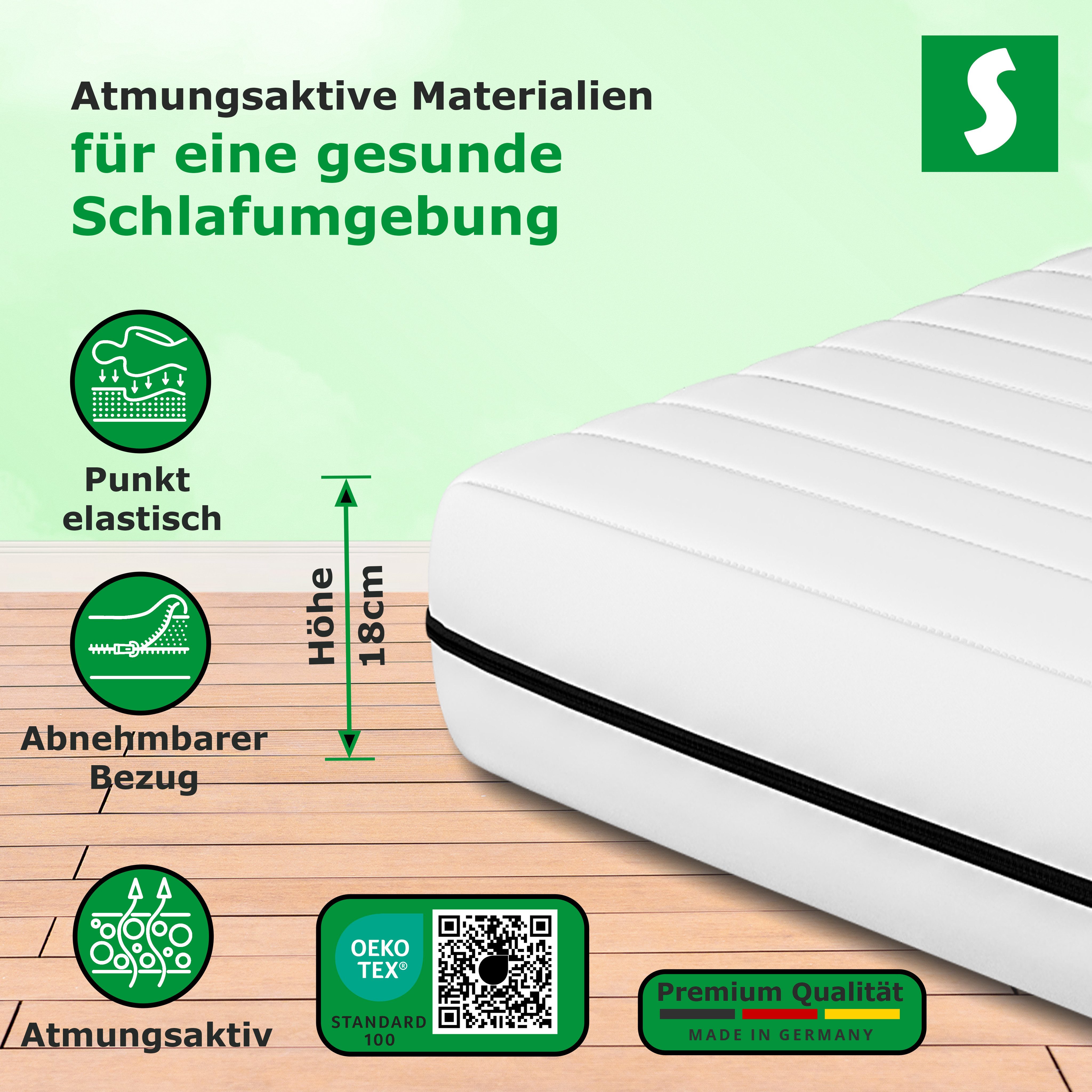 Kaltschaummatratze Easy Flex Wendematratze mit Zwei Härtegrade für Schlafko günstig online kaufen