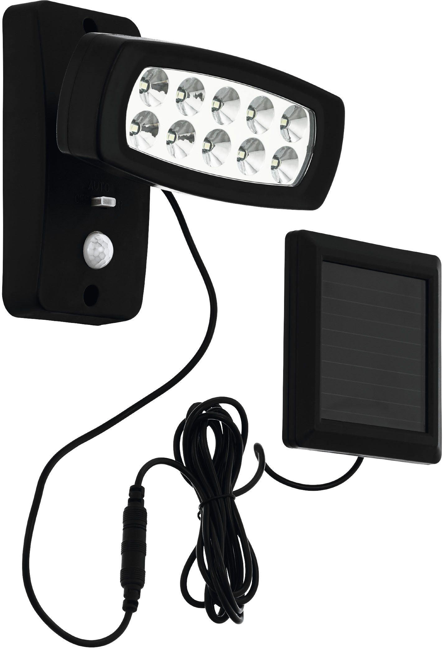 in - Deckenleuchte LED schwarz fest EGLO Warmweiß, Warmweiß Kunststoff integriert, Deckenleuchte - aus 2W PALIZZI,