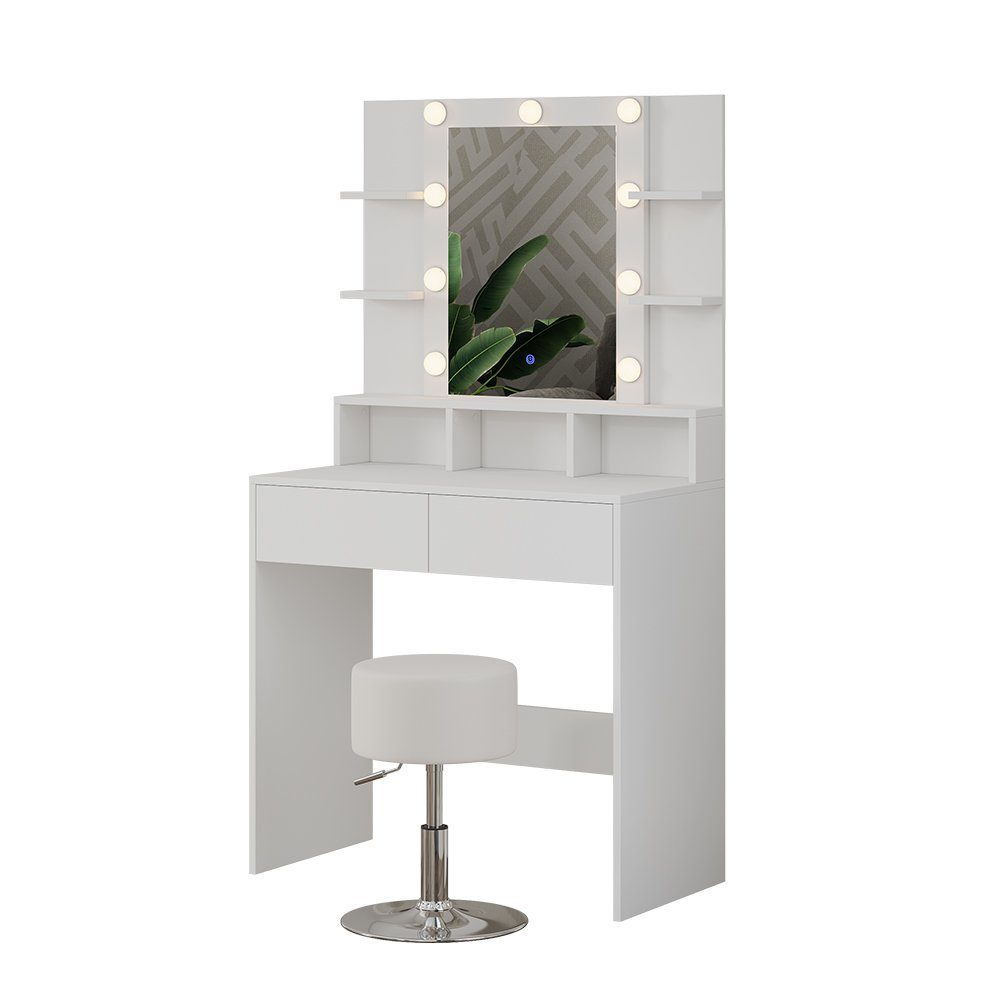 Vicco Schminktisch Taylor, Weiß, 80 cm günstig online kaufen