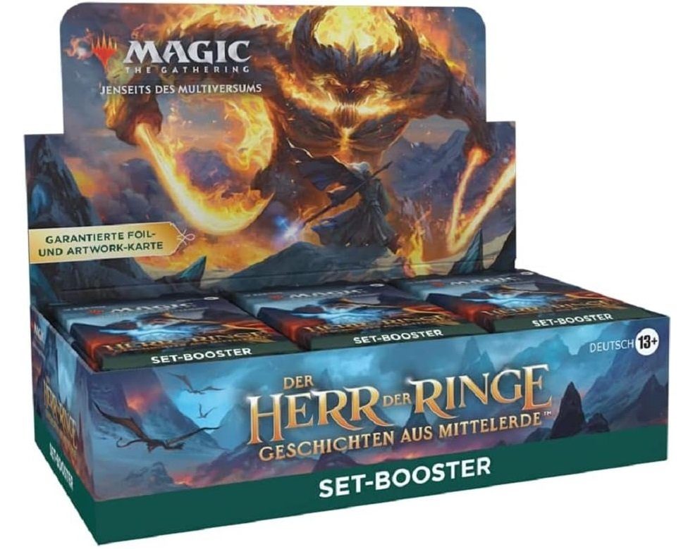 Magic the Gathering Sammelkarte Herr der Ringe Geschichten aus Mittelerde Set Display Deutsch
