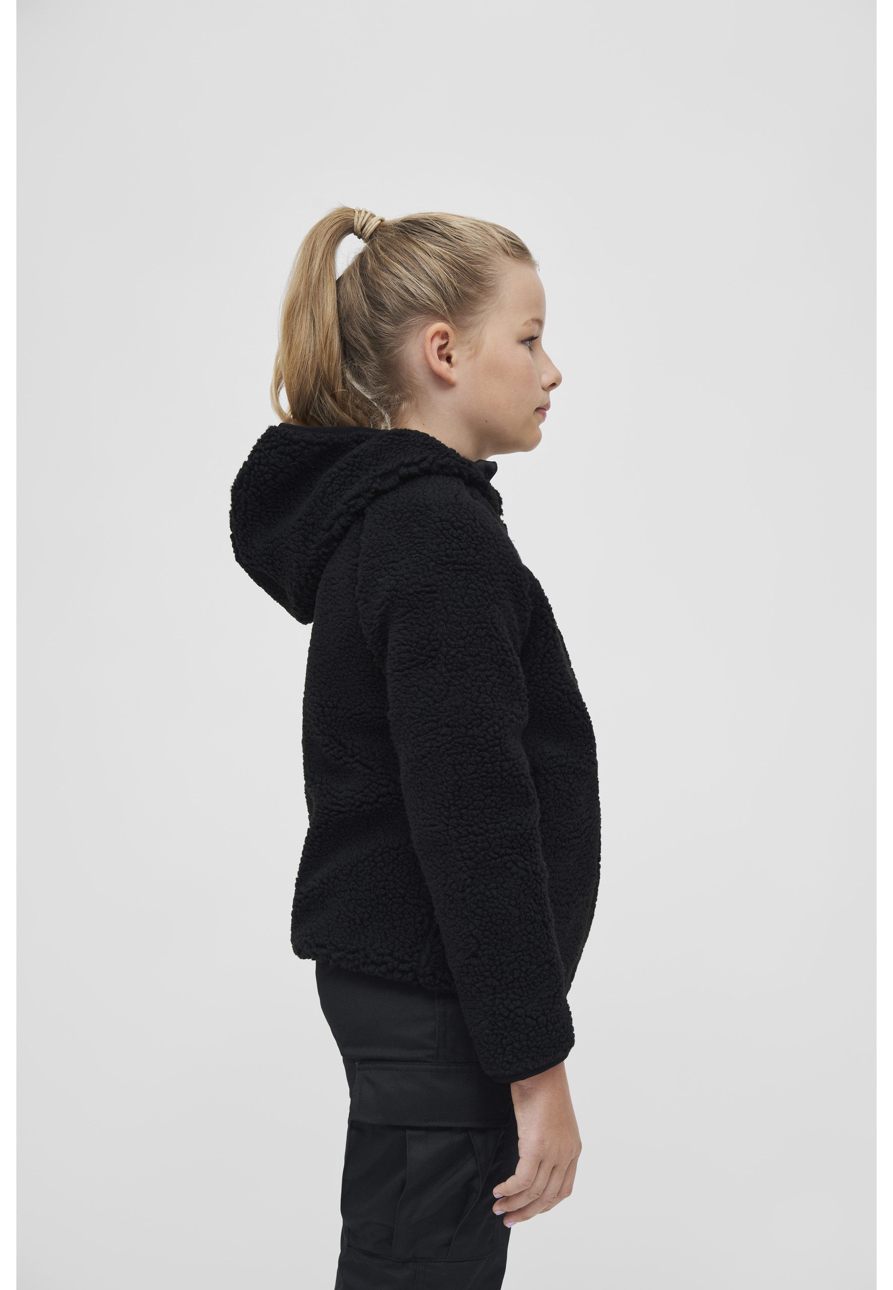 Brandit Allwetterjacke Brandit Damen Kids Teddyfleecejacket Hood (1-St)