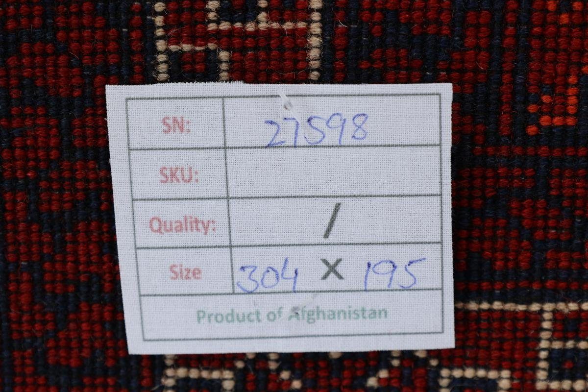 Höhe: mm Orientteppich, rechteckig, Trading, Afghan 195x304 Orientteppich 6 Handgeknüpfter Nain Mauri