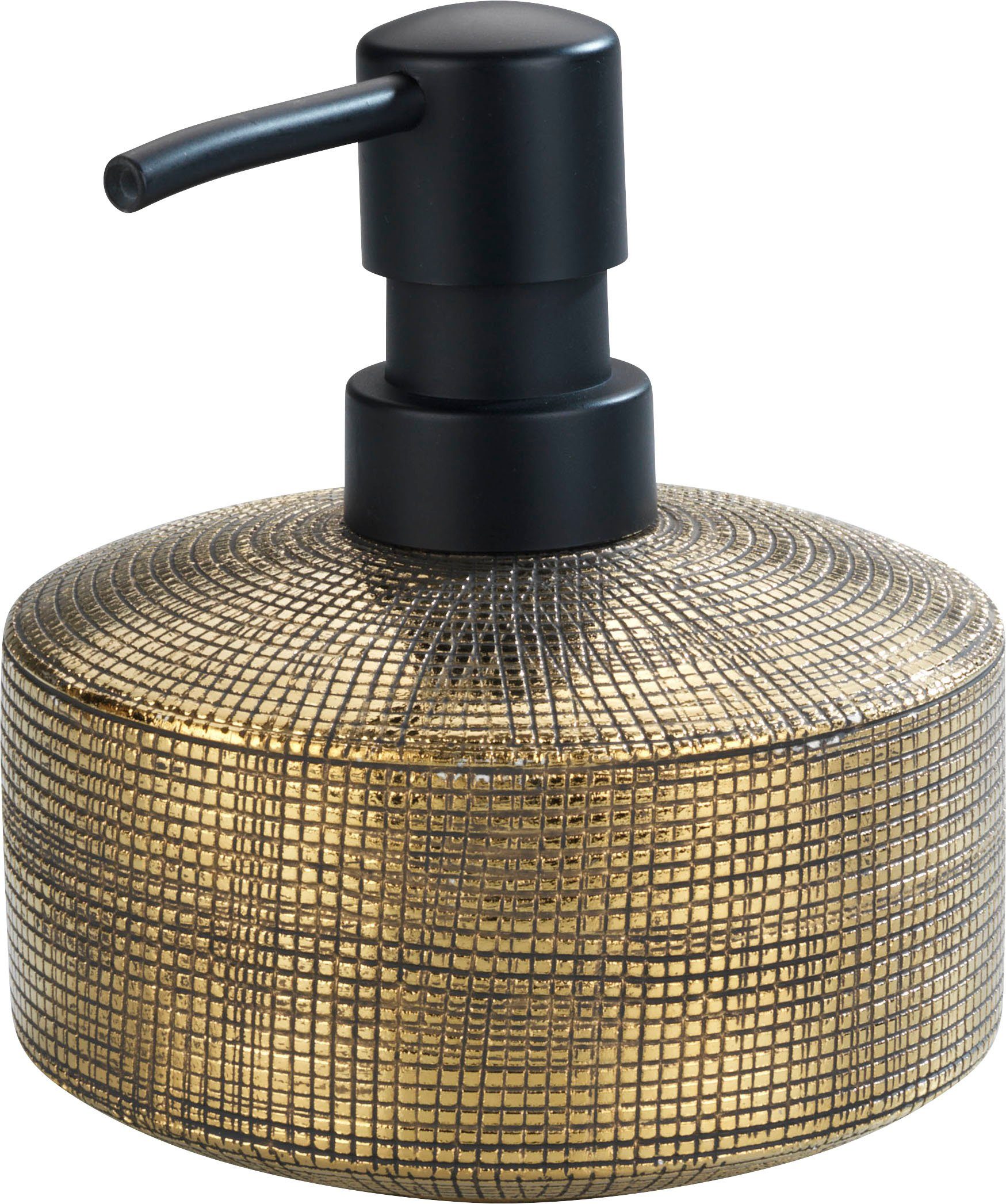 WENKO Seifenspender Rivara, (1-tlg), Gold, handbemalt, 400 ml günstig online kaufen
