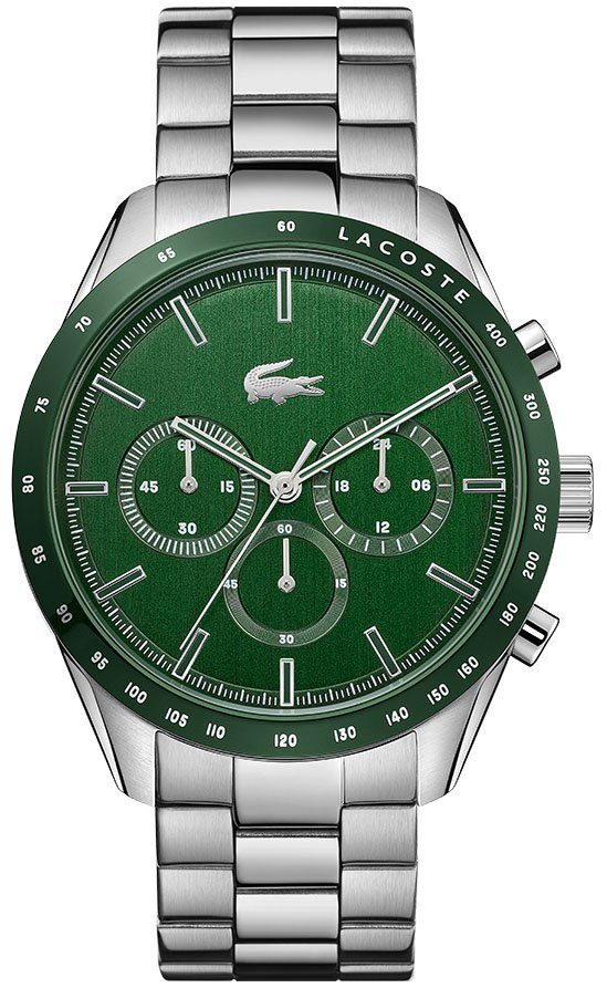 Lacoste Chronograph BOSTON, 2011080, Quarzuhr, Armbanduhr, Herrenuhr, Stoppfunktion, Tachymeterskala