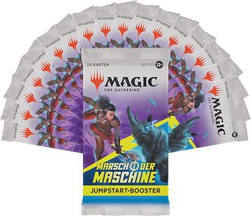 Magic the Gathering Sammelkarte Marsch der Maschine Jumpstart Booster Display 18er Pack Deutsch