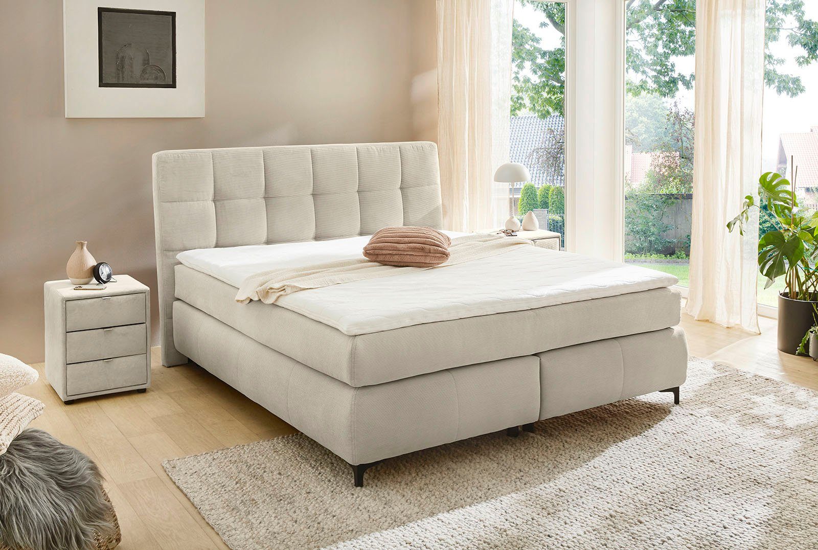 Jockenhöfer Gruppe Boxspringbett "Beatrice erhältlich in 140 & 180cm Breite günstig online kaufen