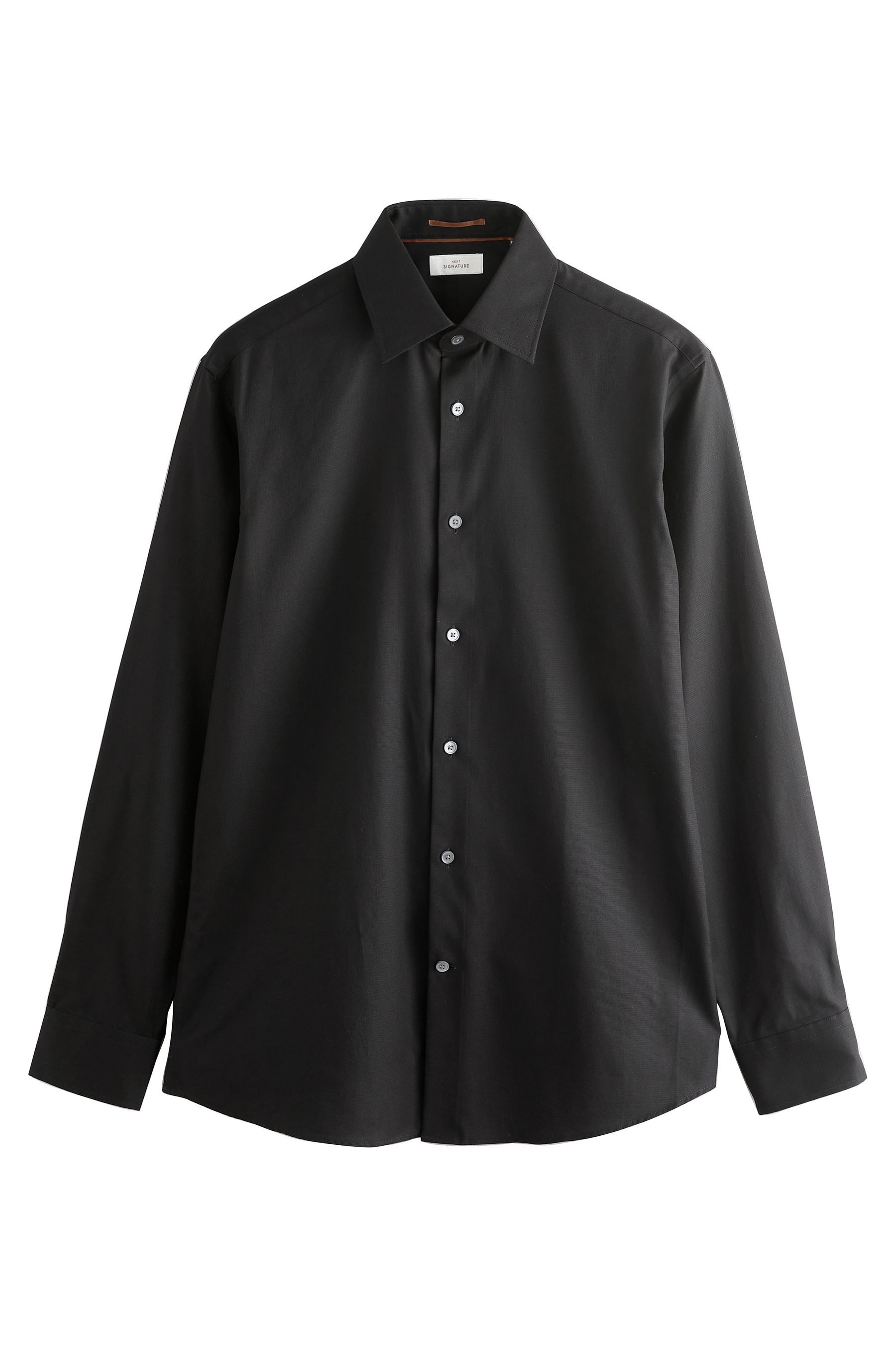 Langarmhemd Signature es Slim Fit Hemd 100 % Baumwolle
