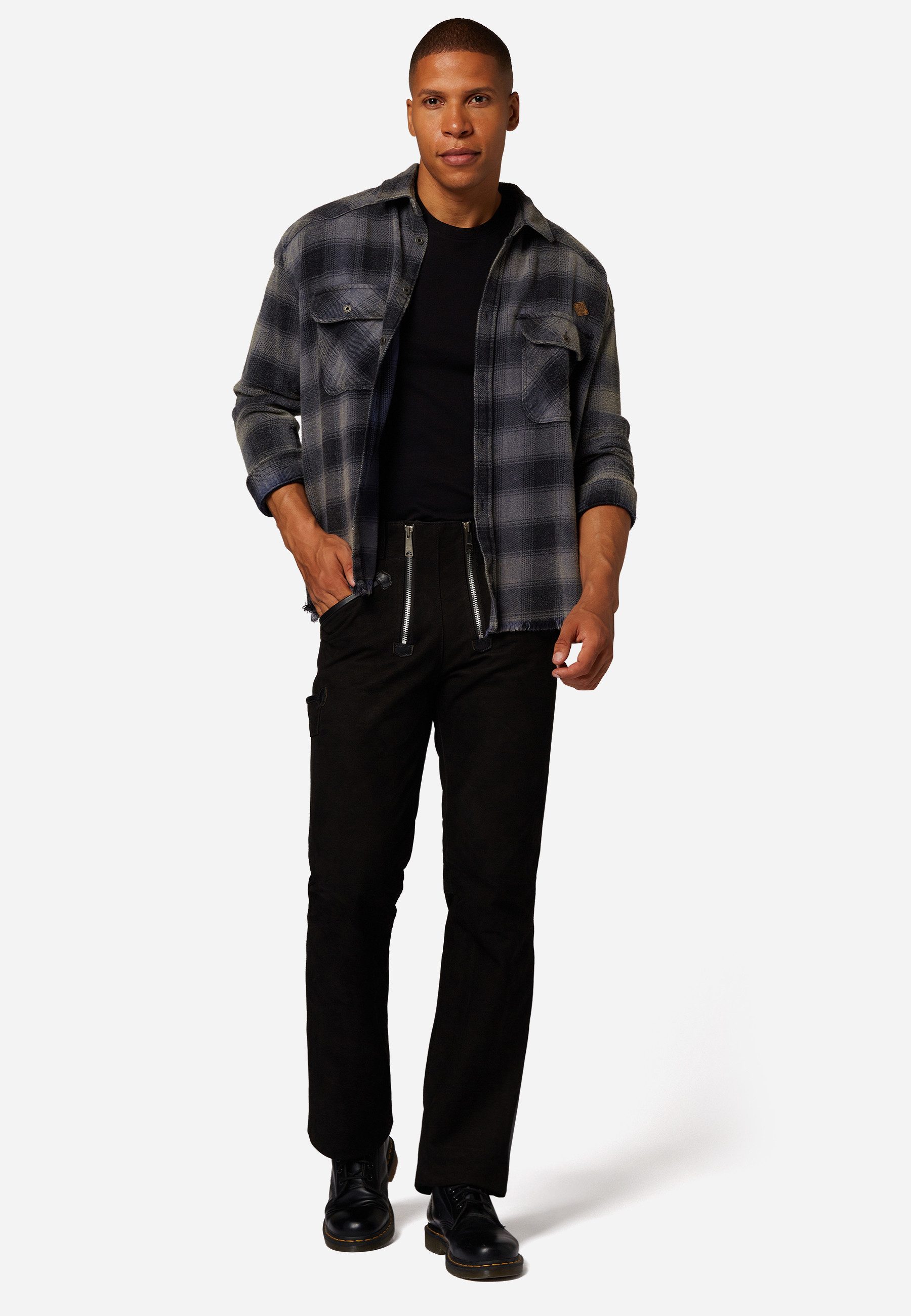 RICANO Lederhose RT-105 Zimmermannshose Leder Zimmermannshose mit Straight günstig online kaufen