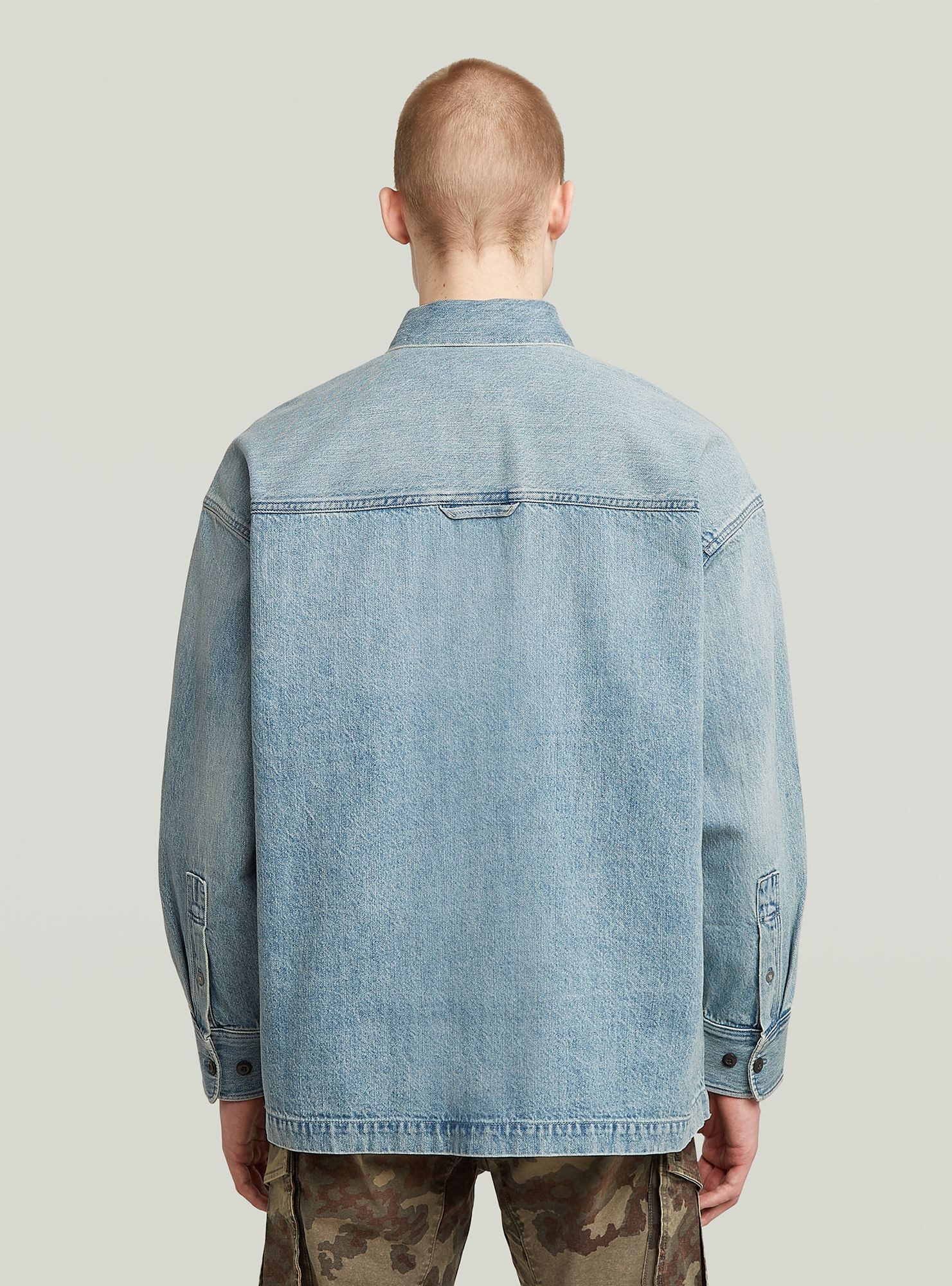 G-STAR Langarmshirt Boxy Fit Overshirt günstig online kaufen