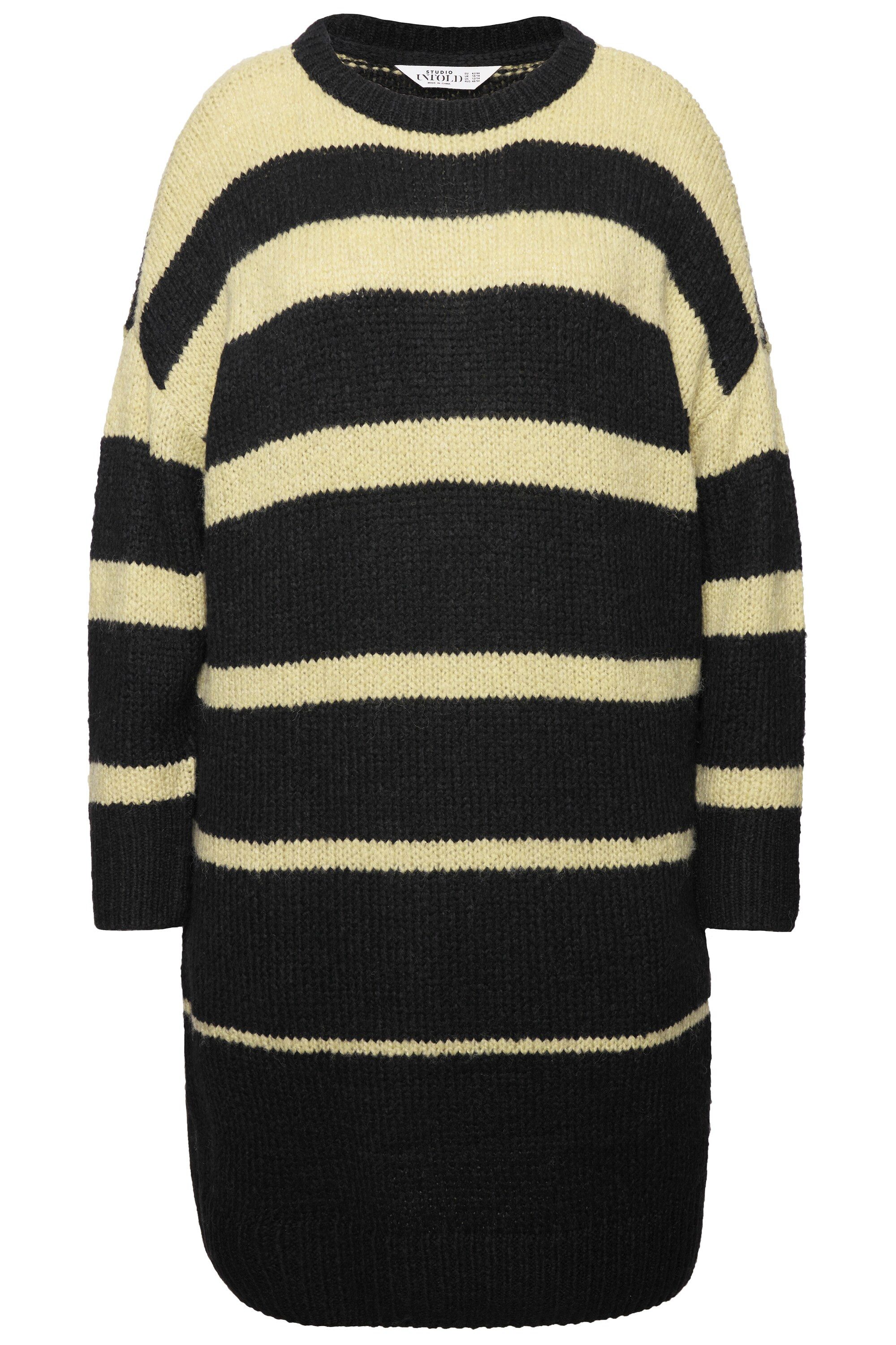 Studio Untold Minikleid Strickkleid oversized Ringel günstig online kaufen