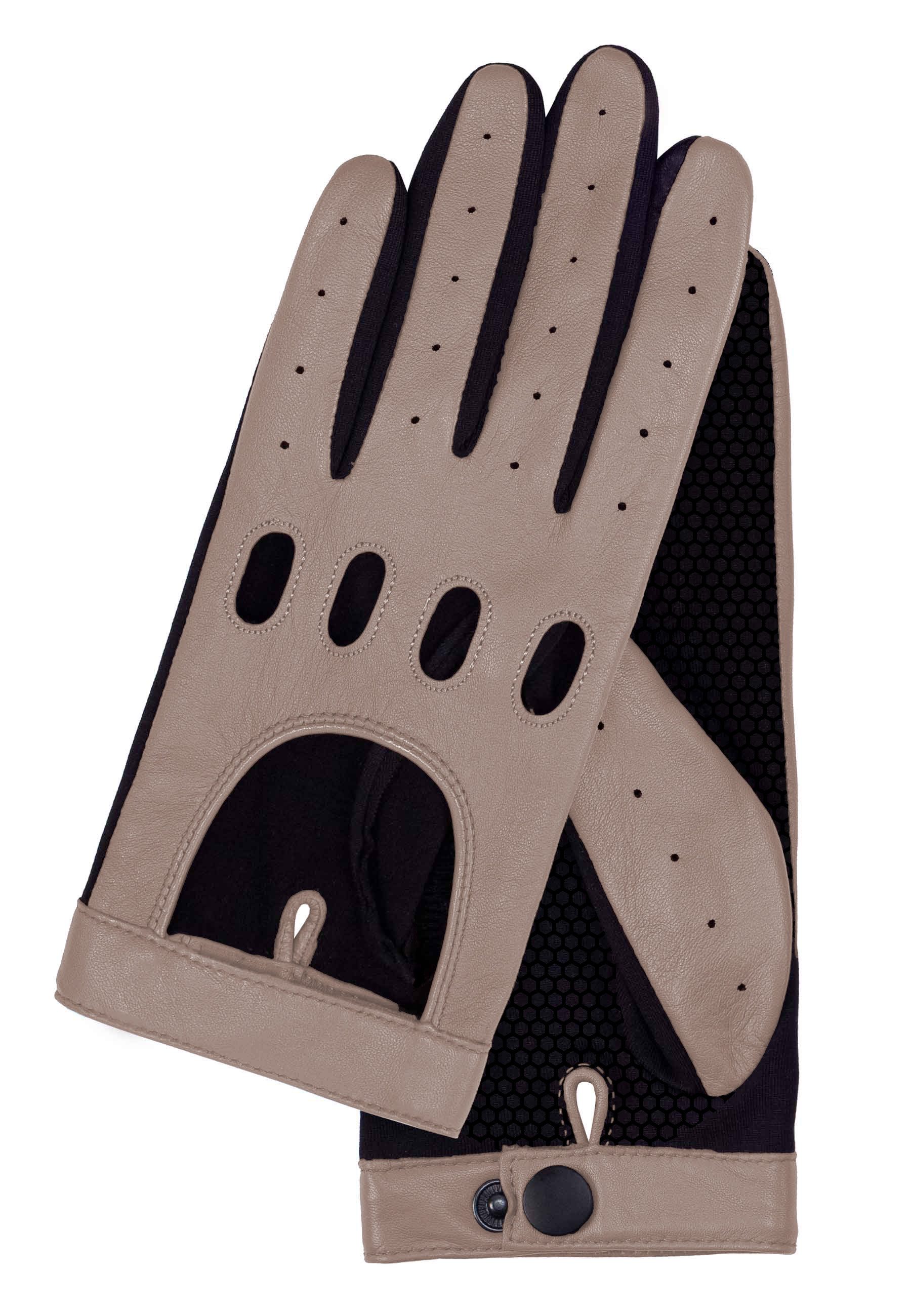 KESSLER Lederhandschuhe MIA Driver Grip (Paar, 1-St., Handschuhe) Leather Working Group zertifiziertes Leder, griffige Unterhand