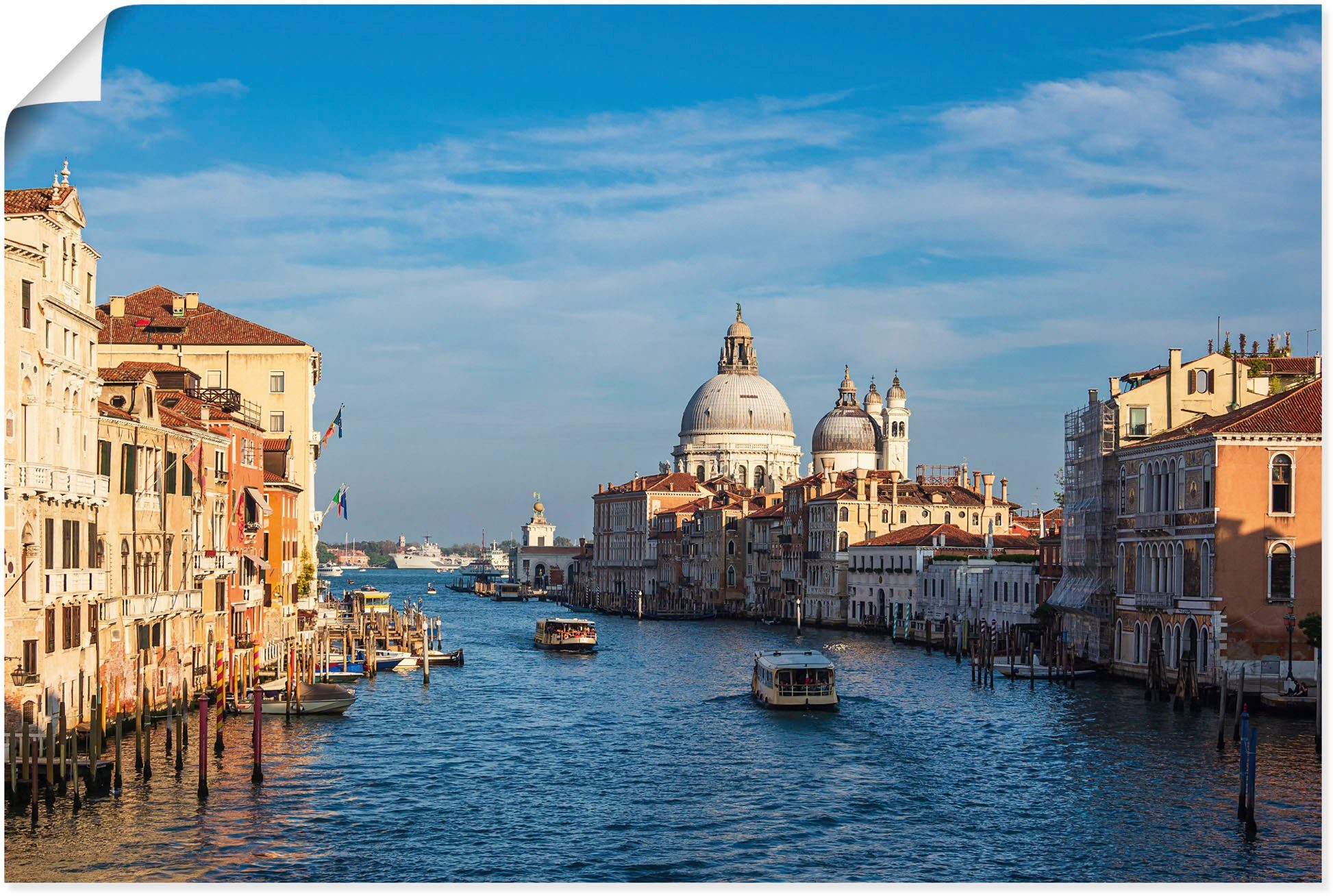 Artland Poster Kirche Santa Maria della Salute Venedig, Venedig (1 St), ohne Rahmen